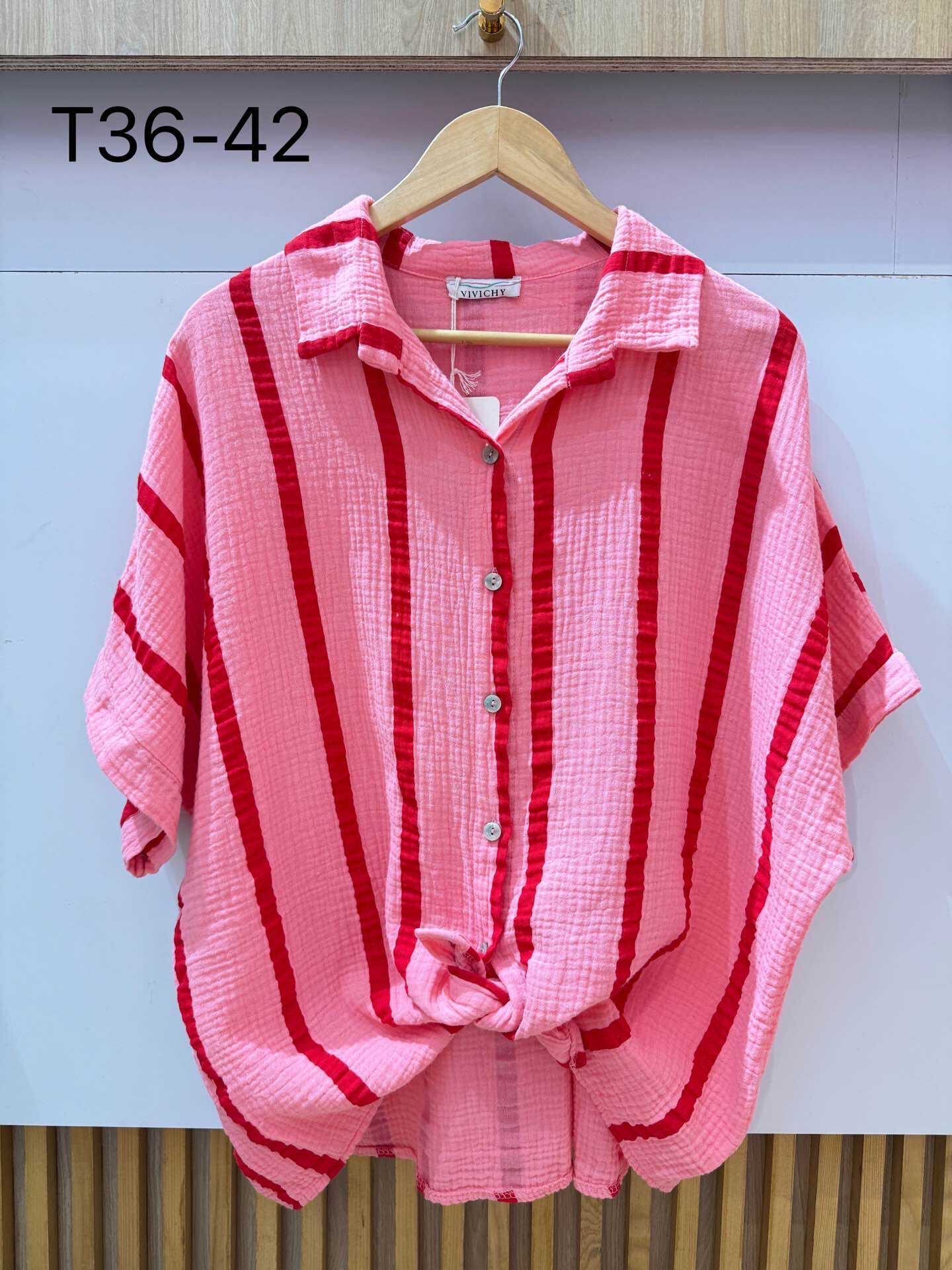 Wholesaler VIVICHY - Cotton gas shirt