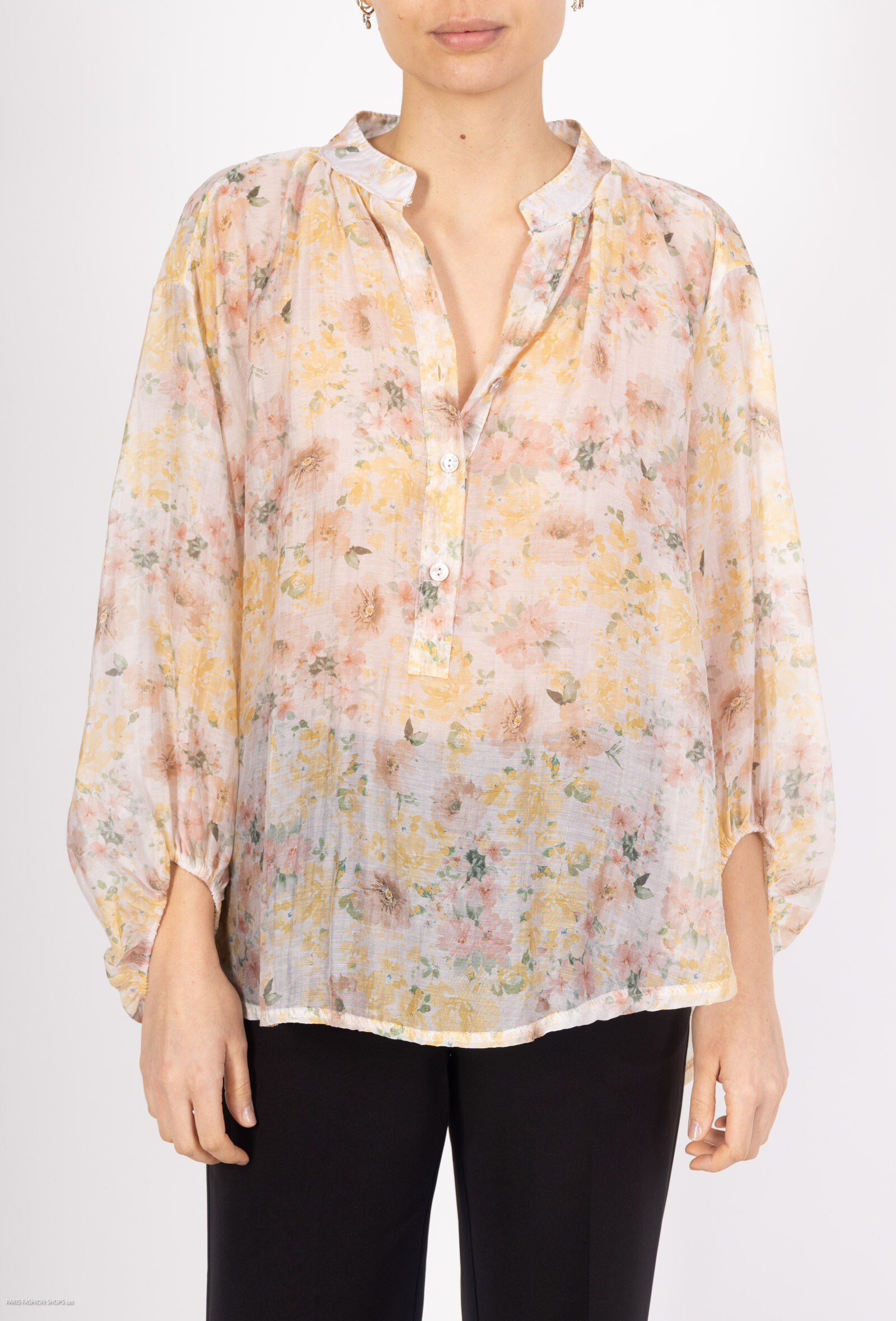 Wholesaler VIVICHY - Flower printed blouse