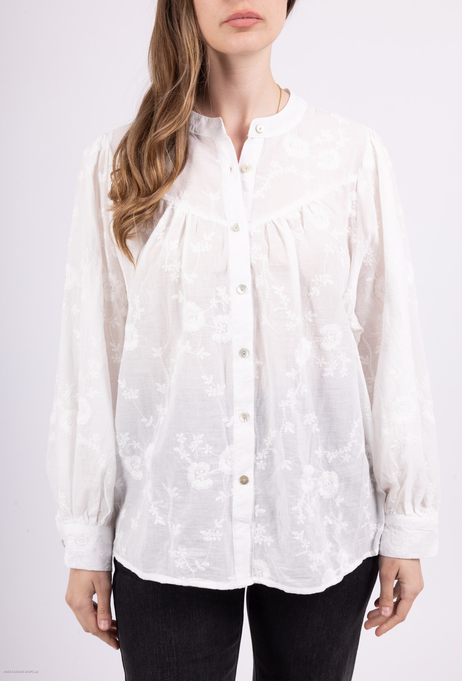 Mayorista VIVICHY - Camisa de bordado en inglés