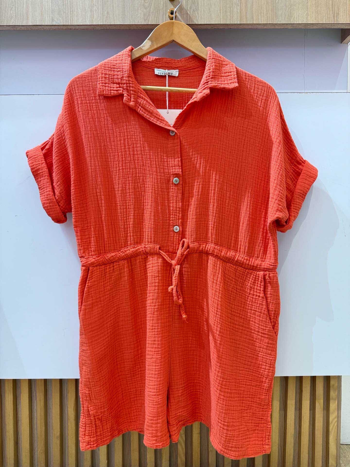 Wholesaler VIVICHY - Cotton Gaze Combishort with pockets