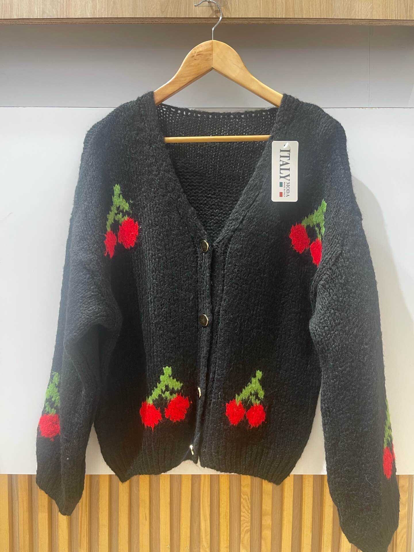 Wholesaler VIVICHY - Cherry cardigan sweater