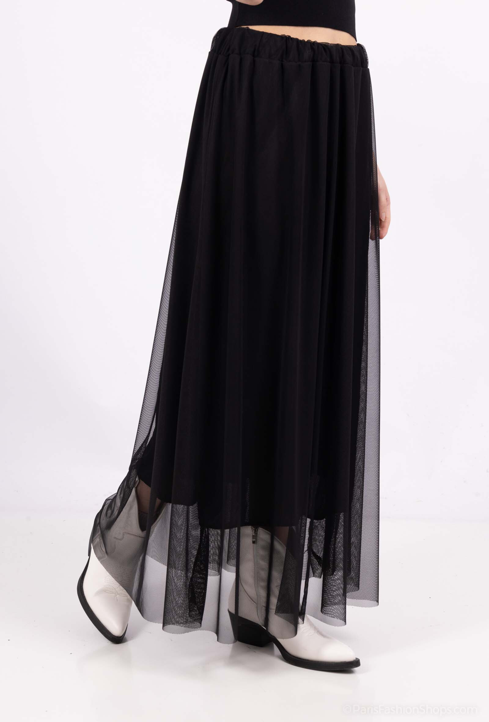 Wholesaler VIVICHY - Tulle skirt, with viscose lining