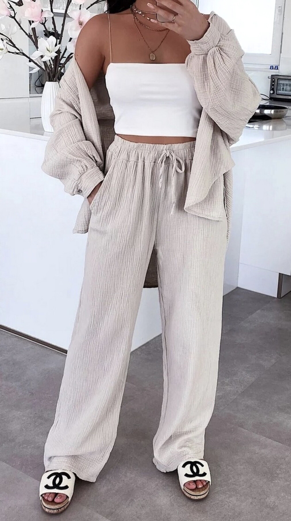 Mayorista VIVICHY - Pantalones de algodón con bolsillos