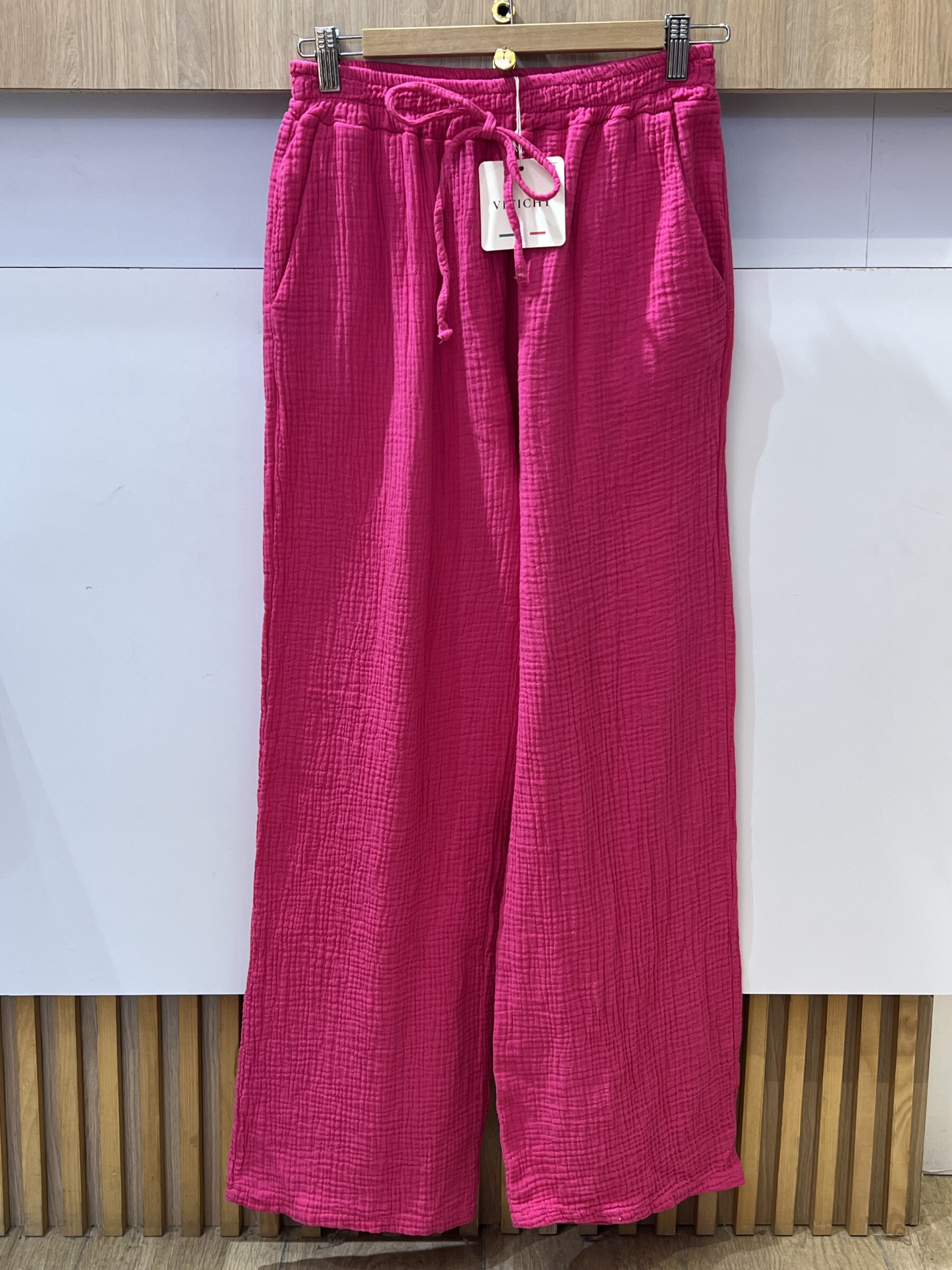 Großhändler VIVICHY - Baumwollgazehosen mit Taschen