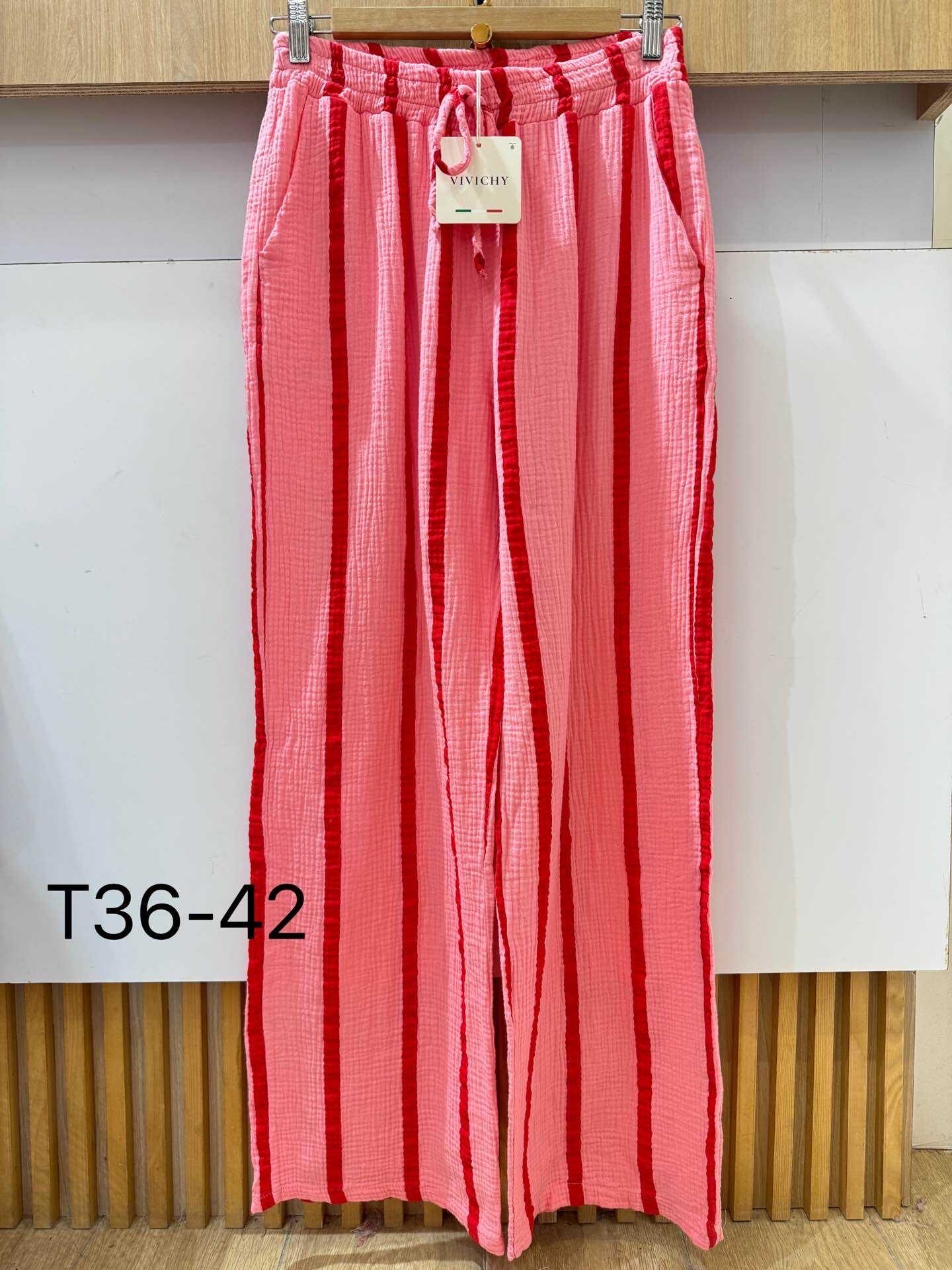 Grossista VIVICHY - Pantaloni di garza di cotone