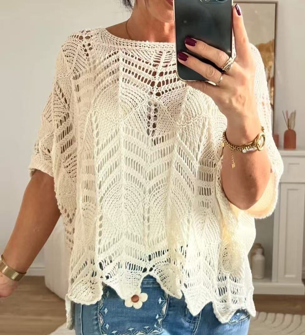 Wholesaler VIVICHY - Short sleeve hook sweater
