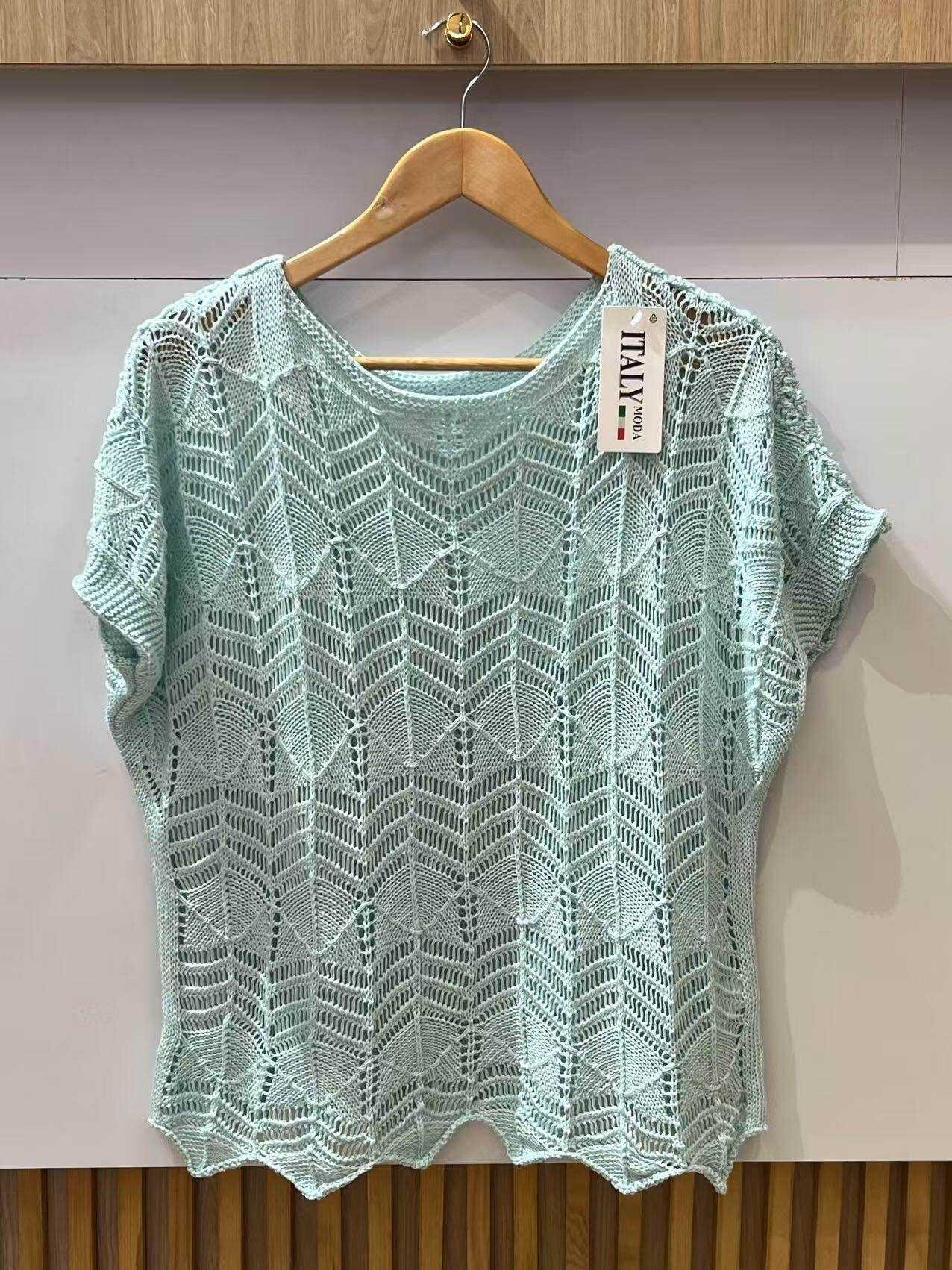 Wholesaler VIVICHY - Short sleeve hook sweater