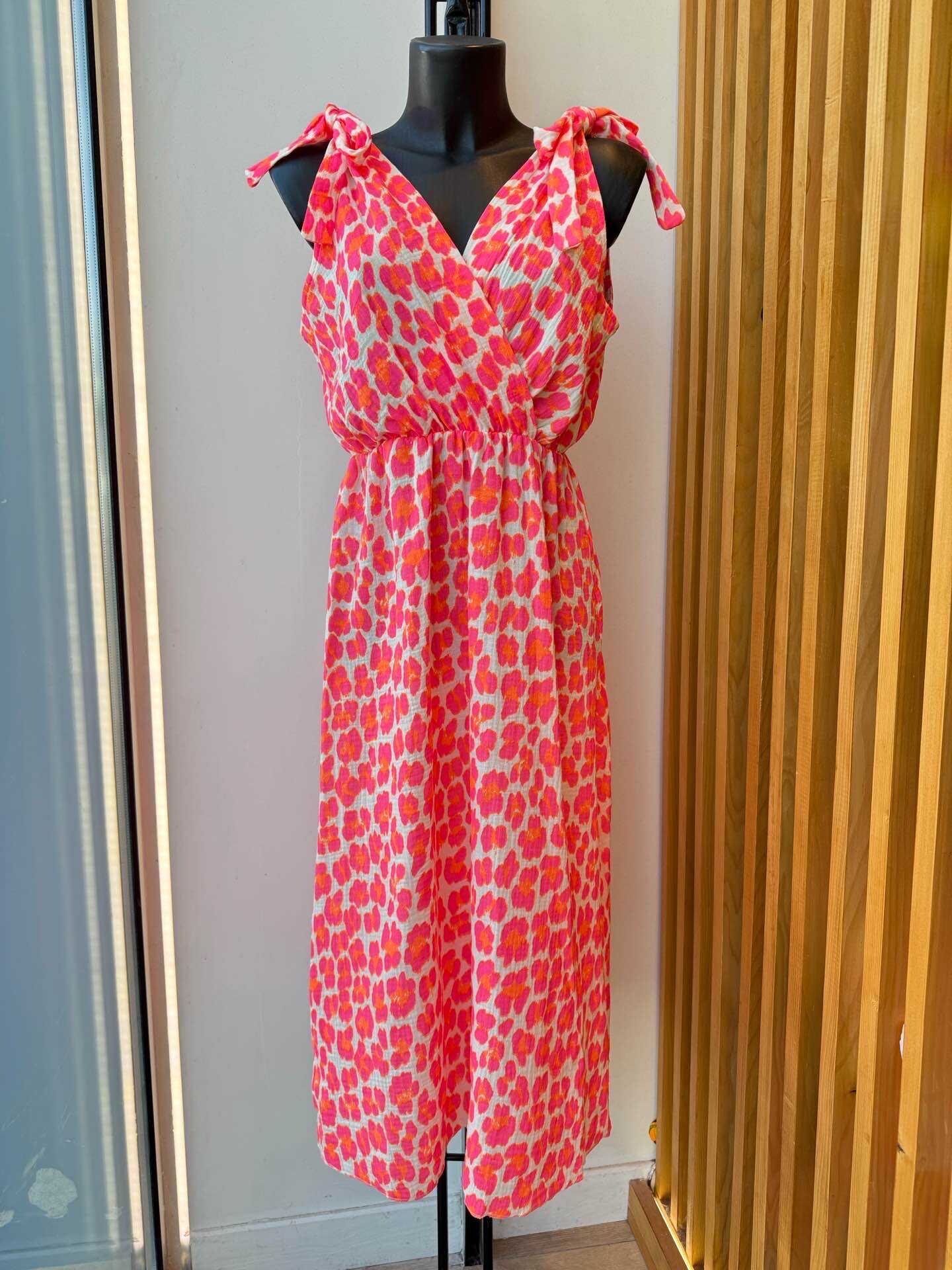 Wholesaler VIVICHY - Fluo leopard print dress