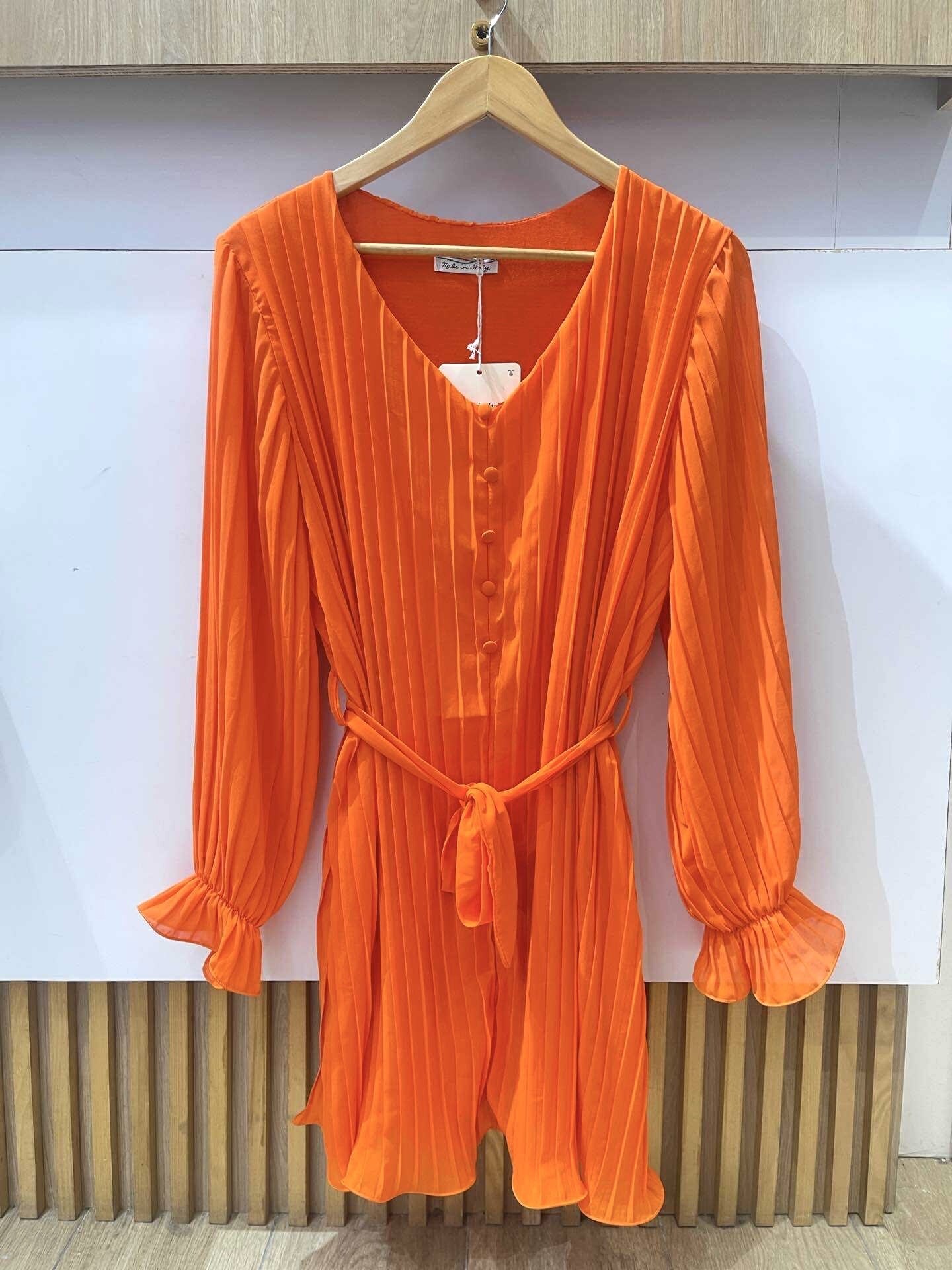 Grossiste VIVICHY - Robe plissé avec doublure