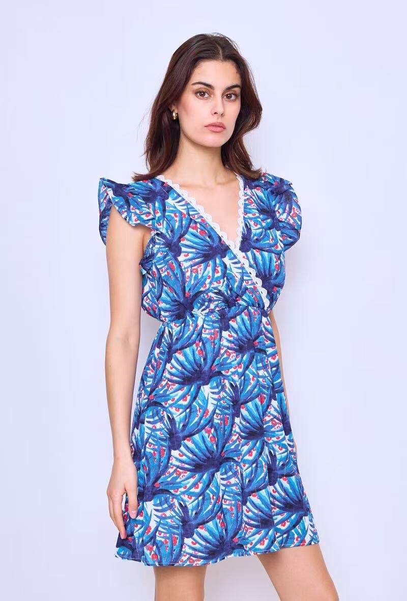 Grossiste VIVICHY - Robe Courte Avec Motif