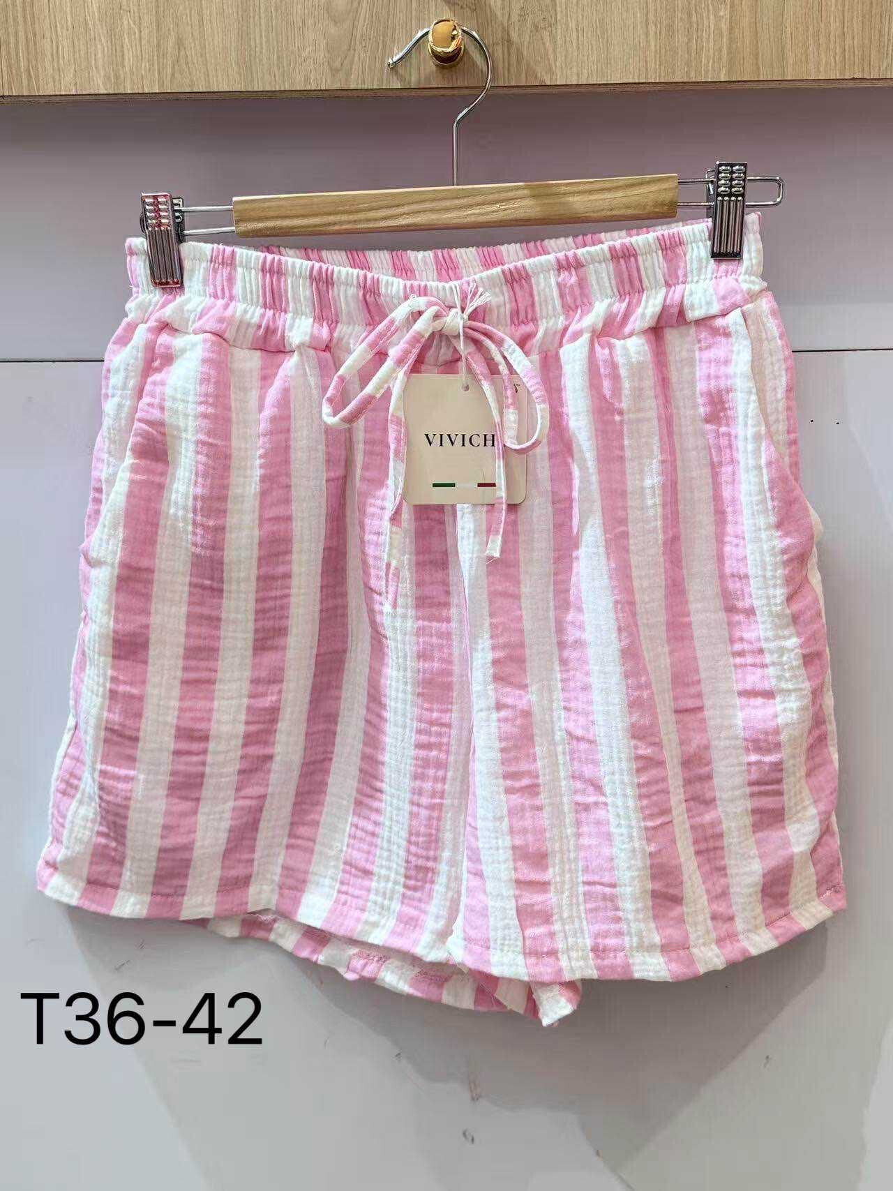 Wholesaler VIVICHY - Striped cotton shorts