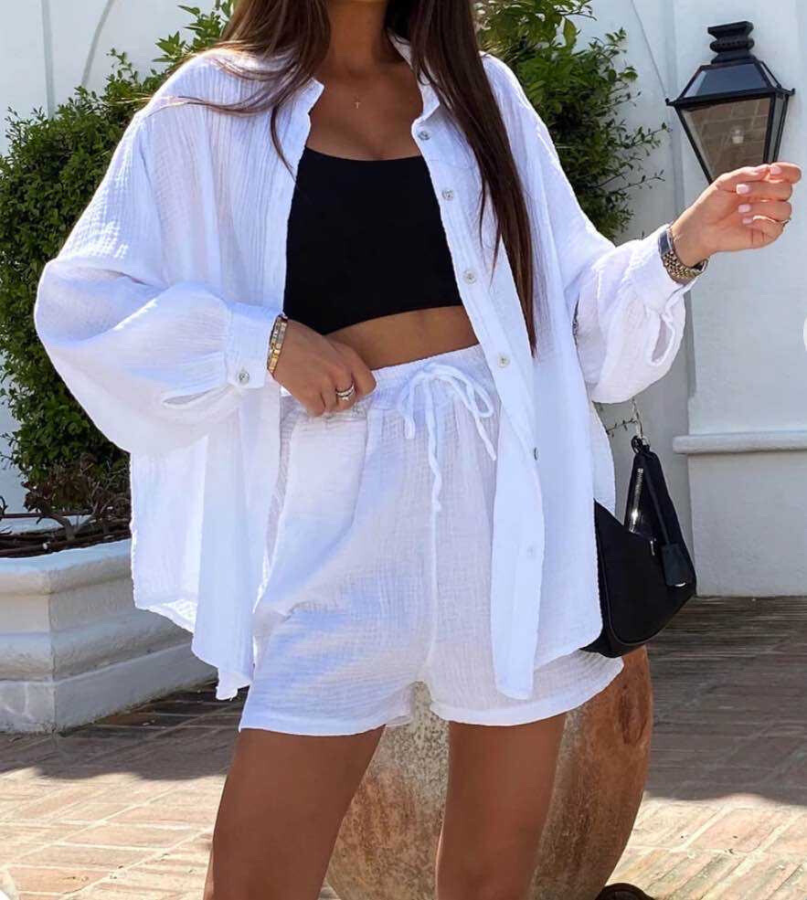 Grossiste VIVICHY - Short Gaze De Coton