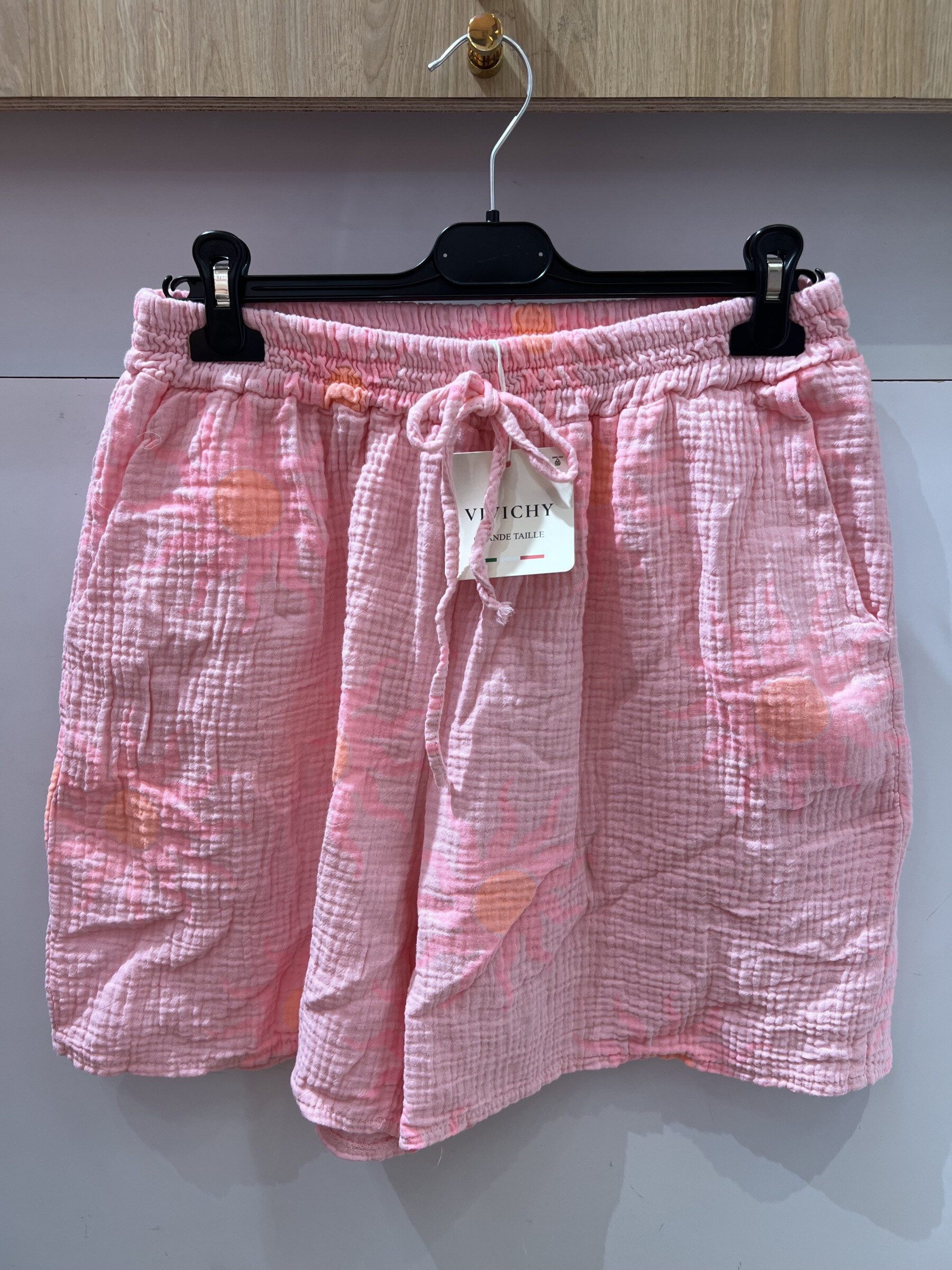 Mayorista VIVICHY - Pantalones cortos de algodón con estampados solares