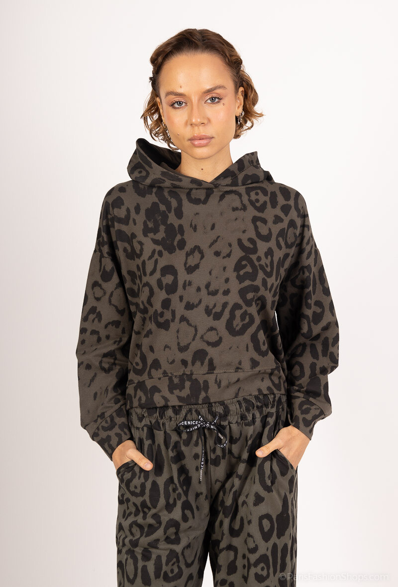 Wholesaler VIVICHY - Leopard sweatshirt