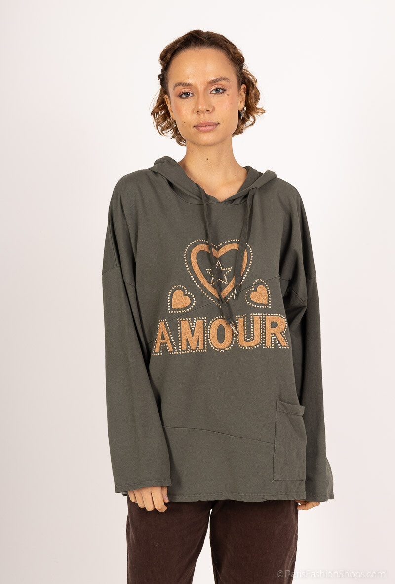 Wholesaler VIVICHY - Hooded sweatshirt. T 38-48