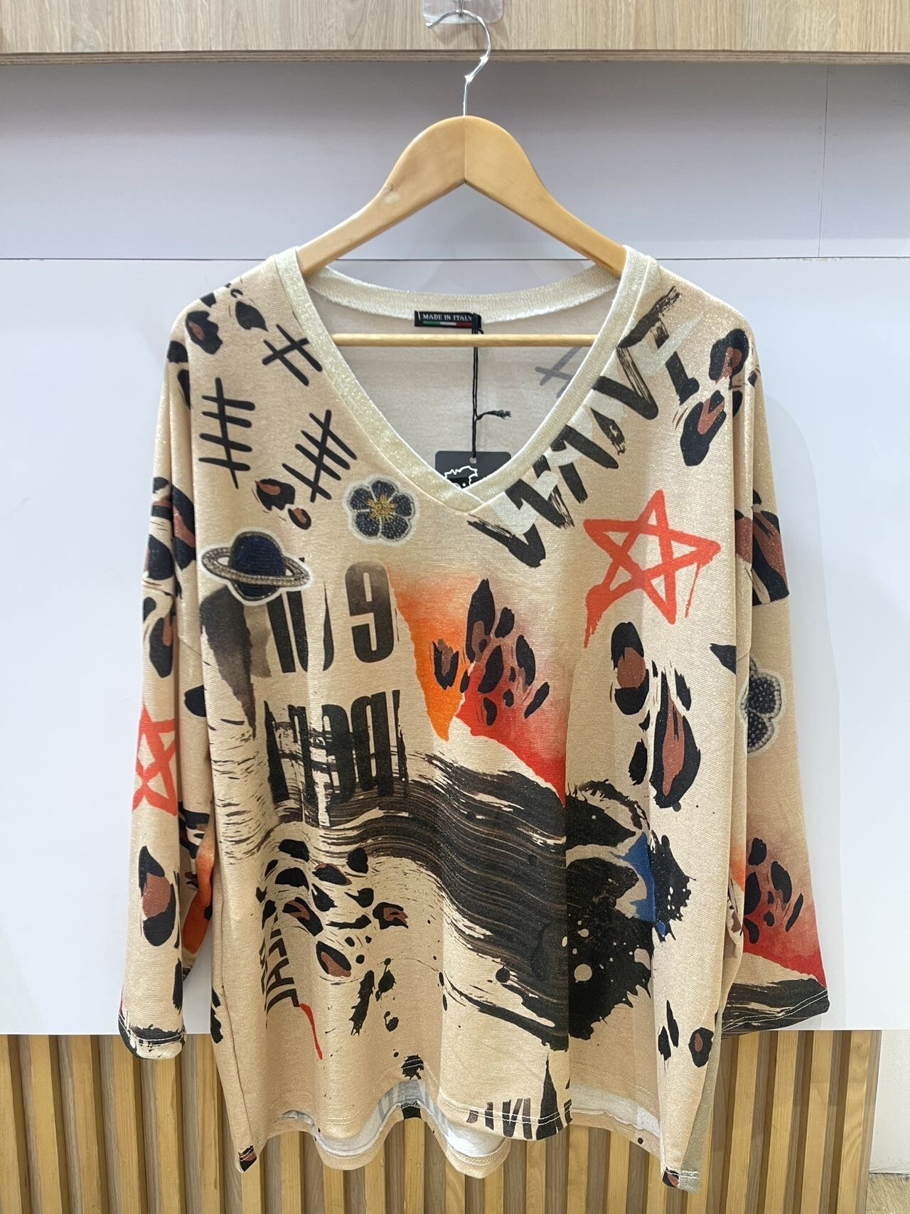 Mayorista VIVICHY - camiseta con estampado de estrellas