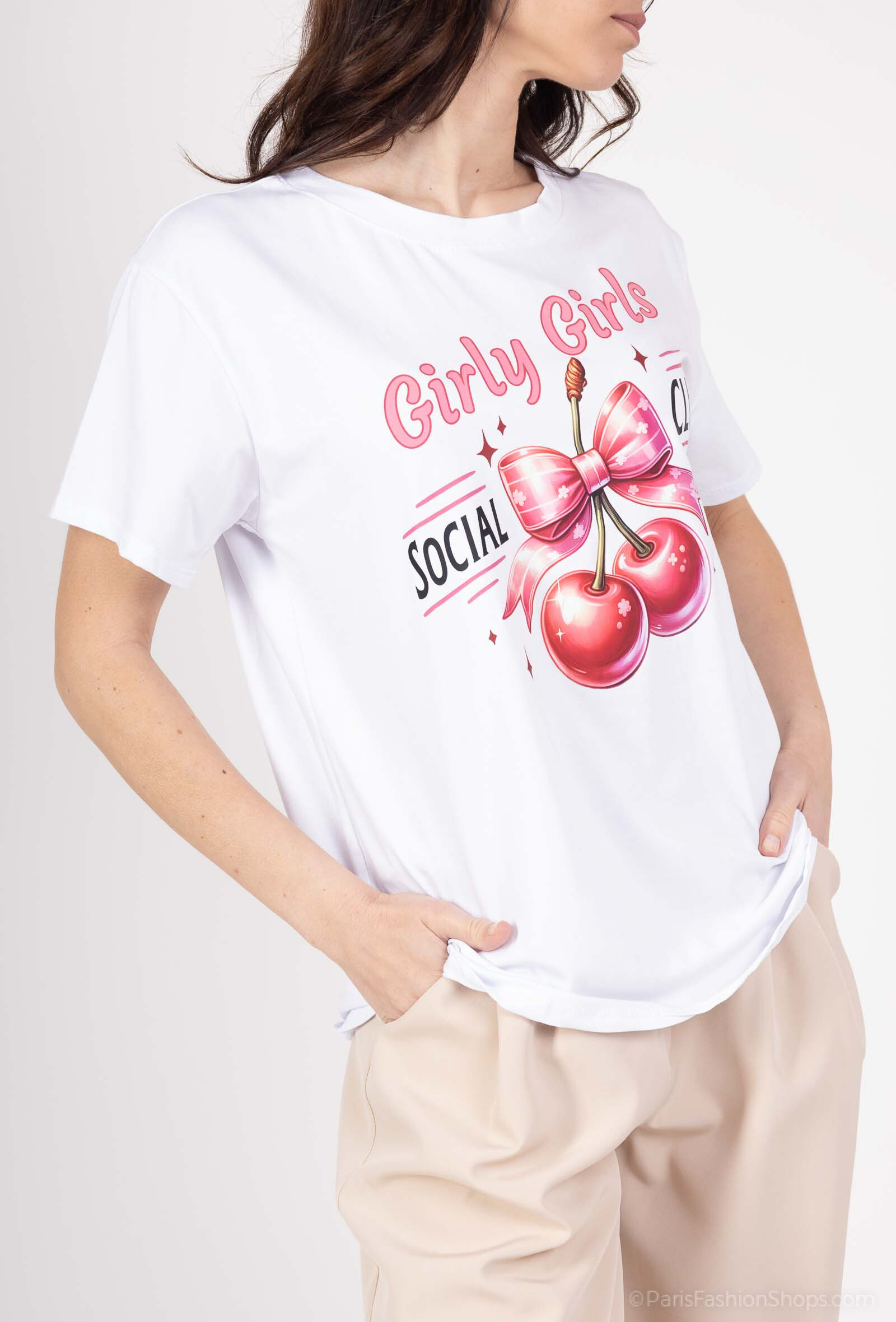 Mayorista VIVICHY - Camiseta redonda con estampado