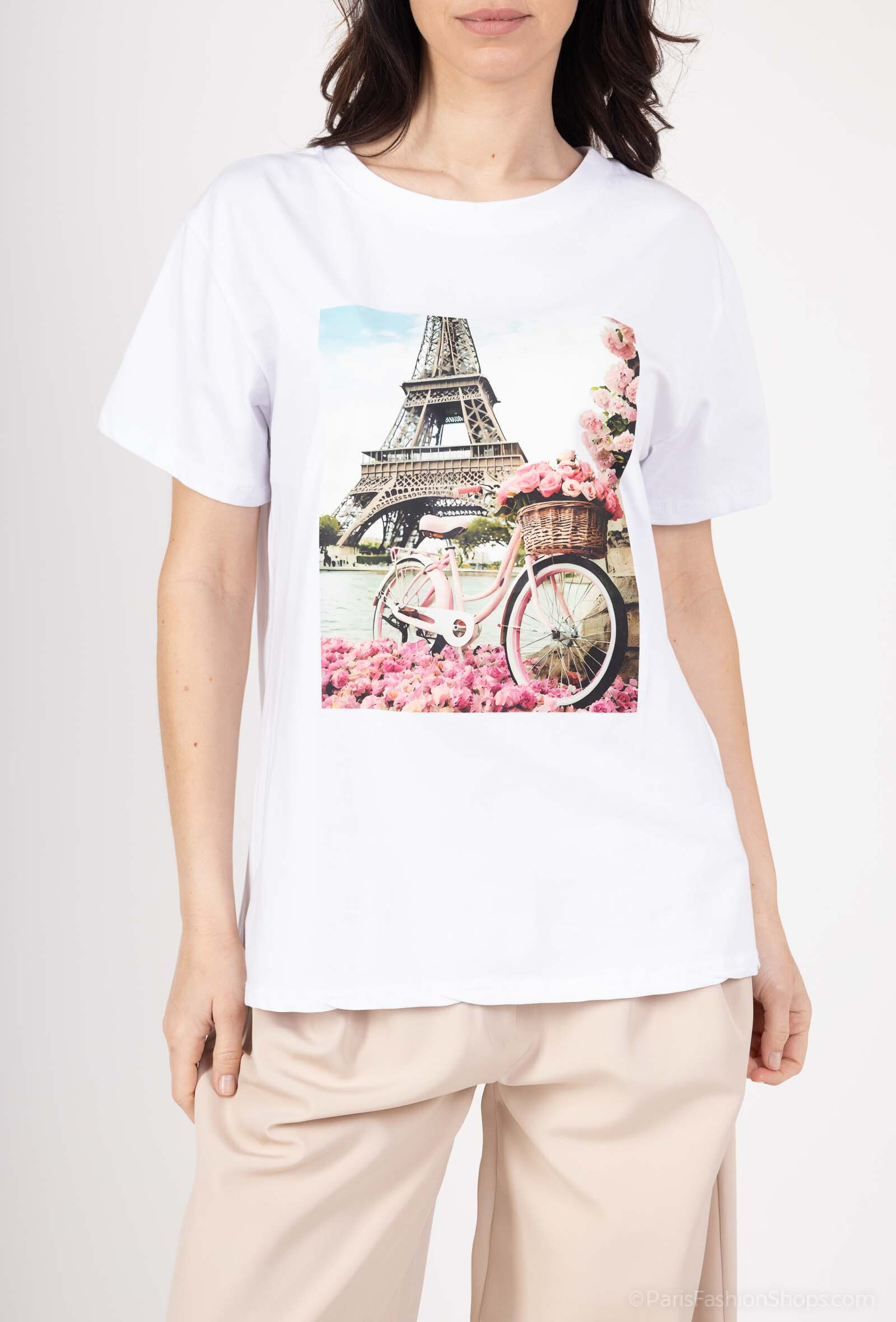 Wholesaler VIVICHY - Round neck t-shirt with print