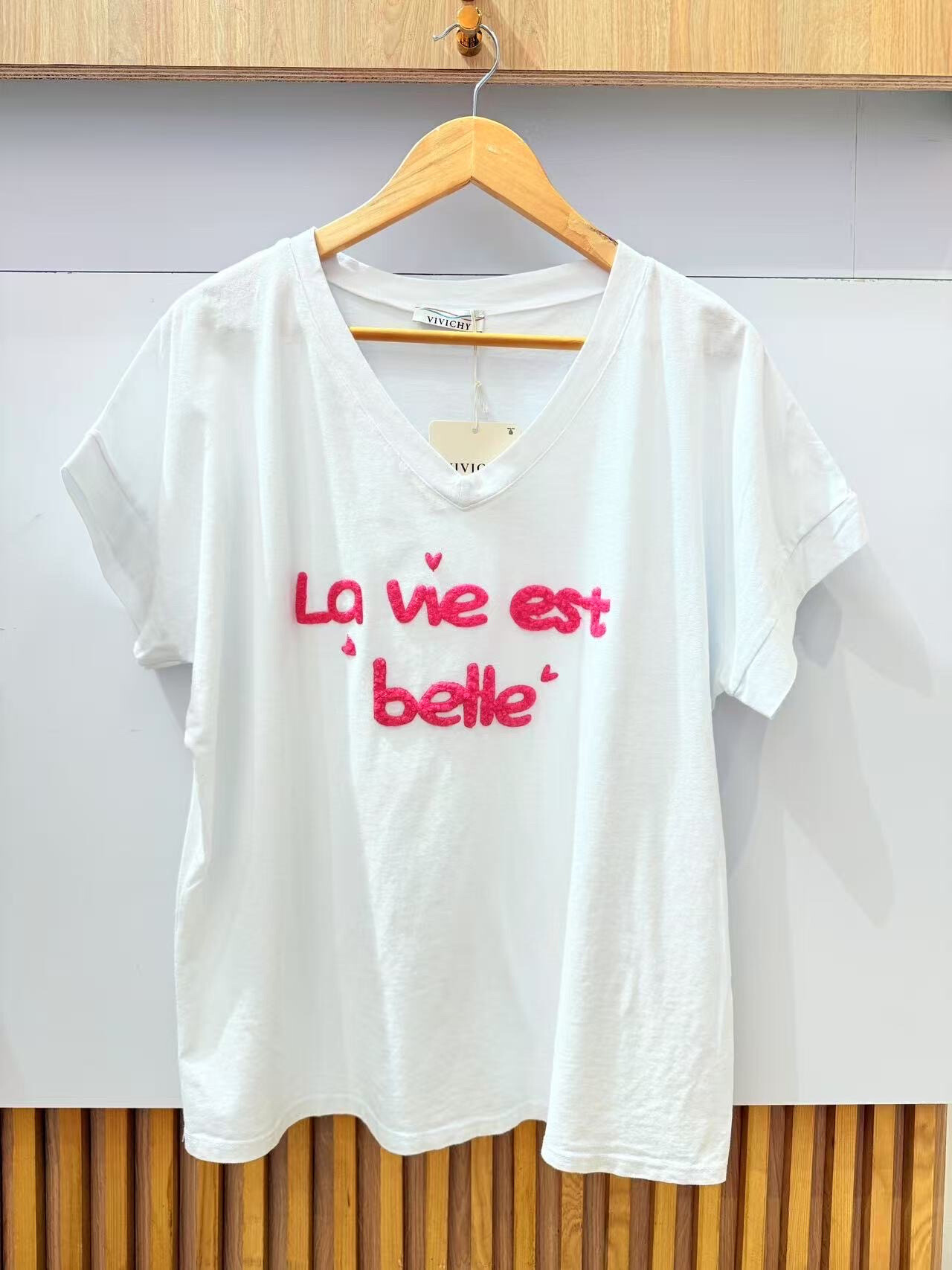 Mayorista VIVICHY - Camiseta con cuello en V