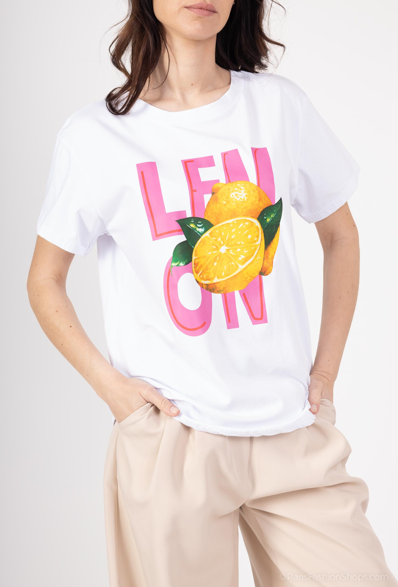 Wholesaler VIVICHY - Round neck t-shirt with print
