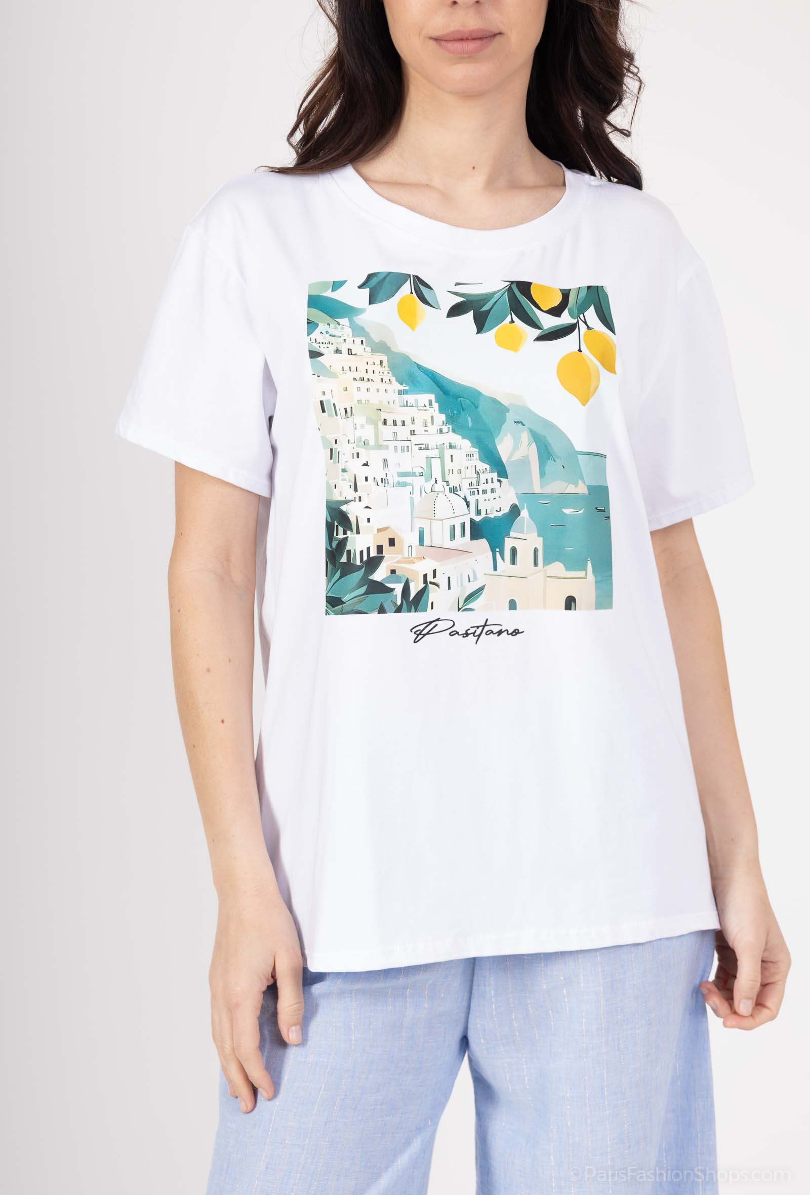 Wholesaler VIVICHY - Round neck t-shirt with print