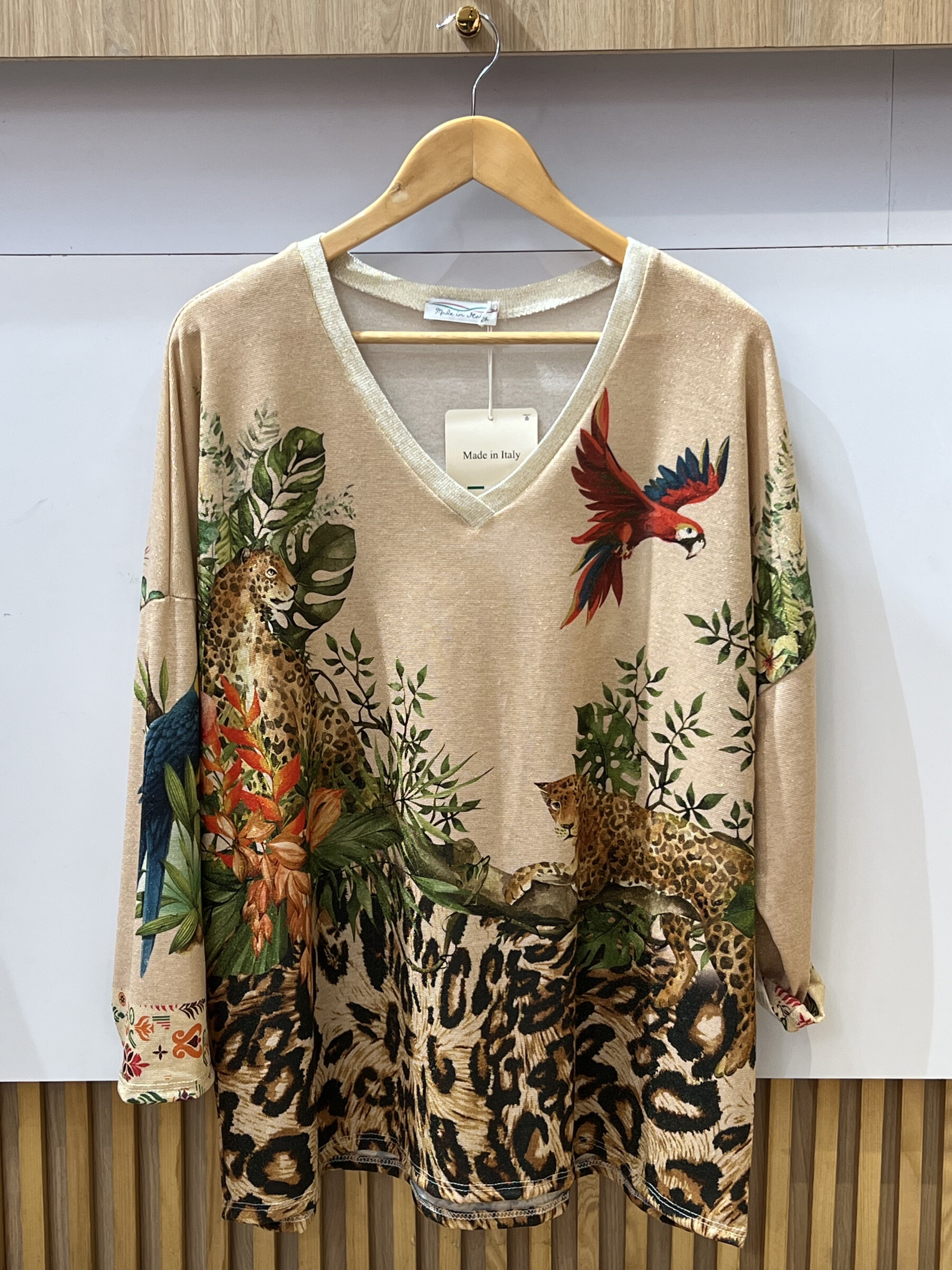 Mayorista VIVICHY - camiseta con estampado de leopardo