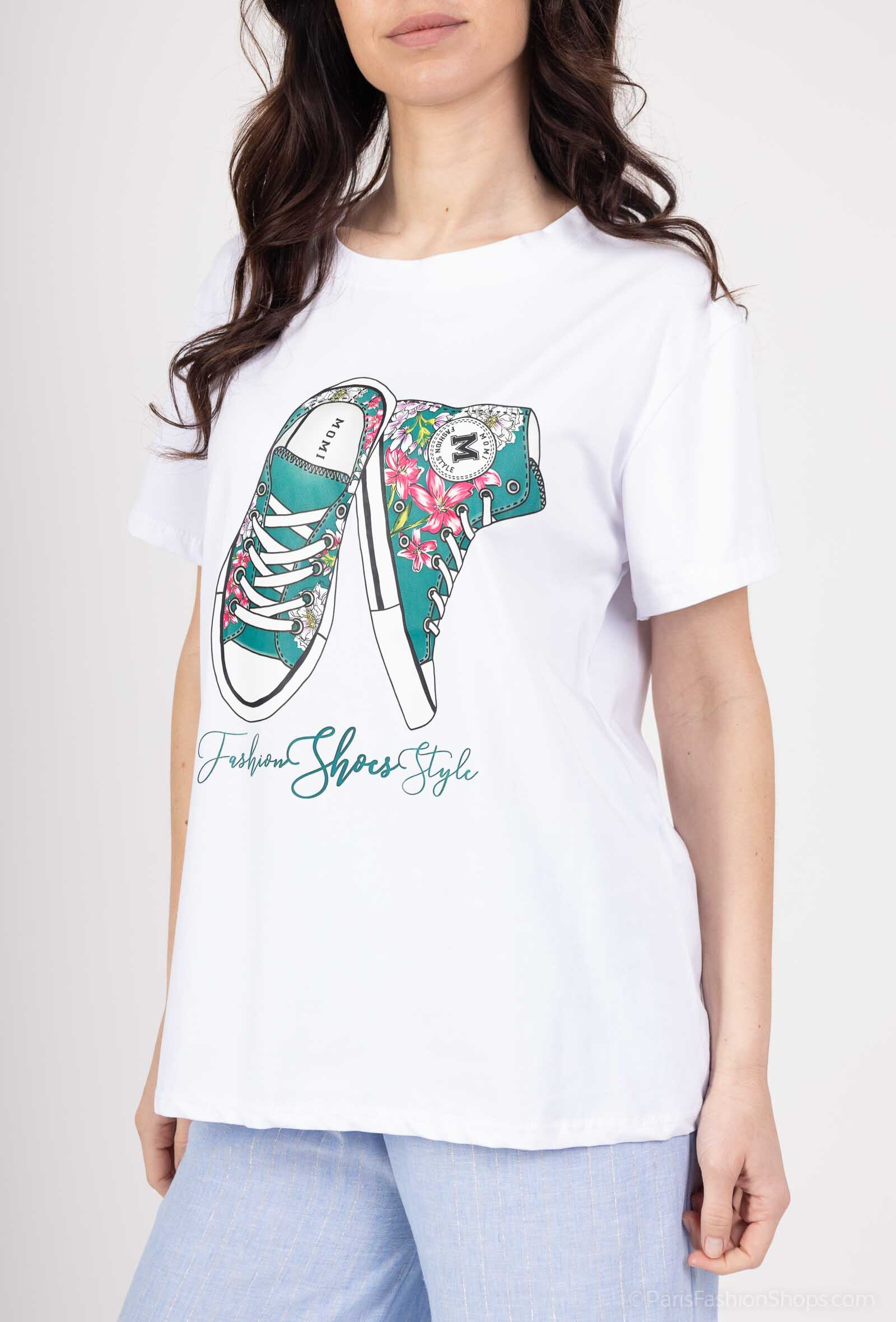 Wholesaler VIVICHY - Round neck t-shirt with print