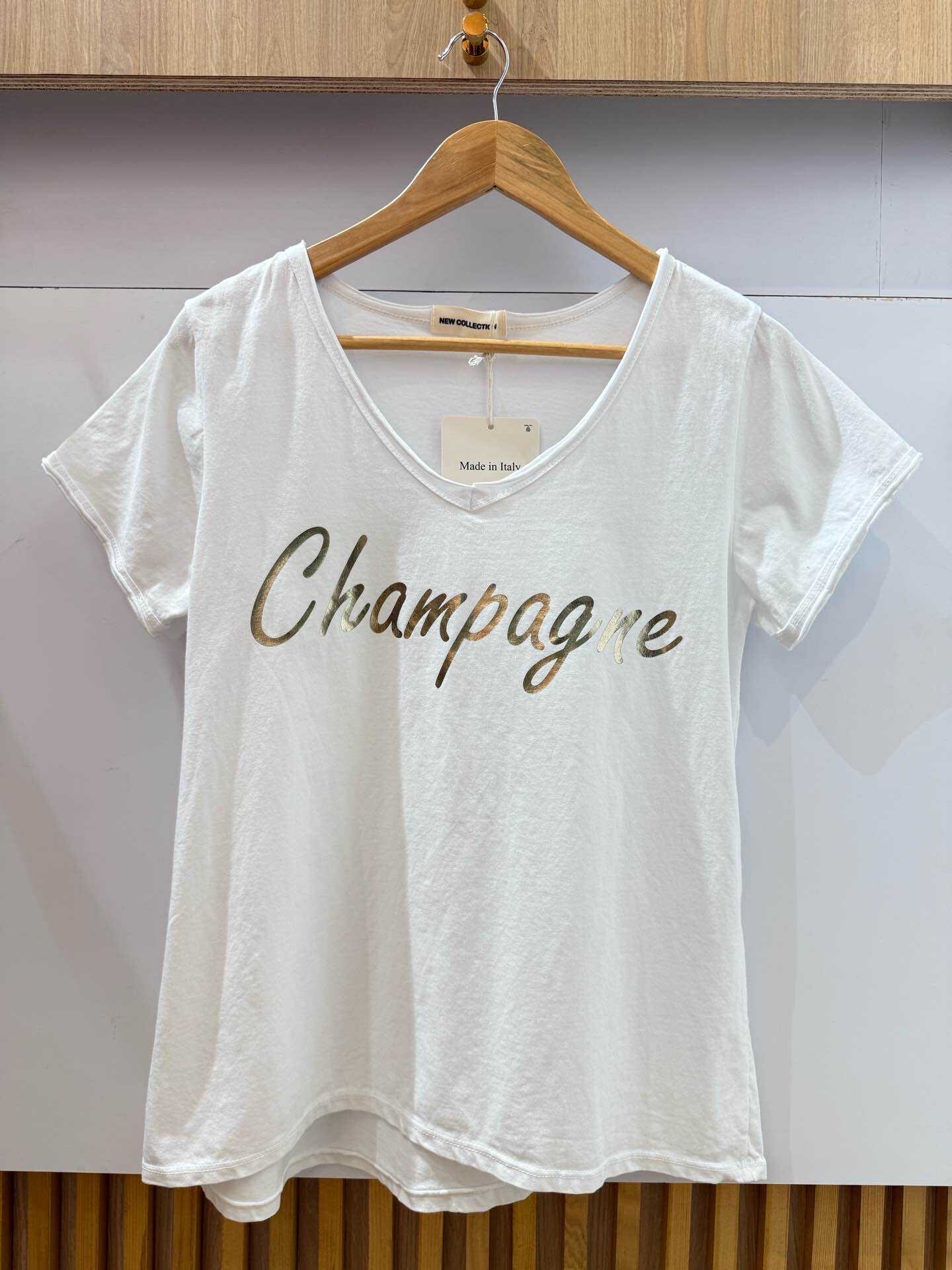 Mayorista VIVICHY - Camiseta impresa con champán