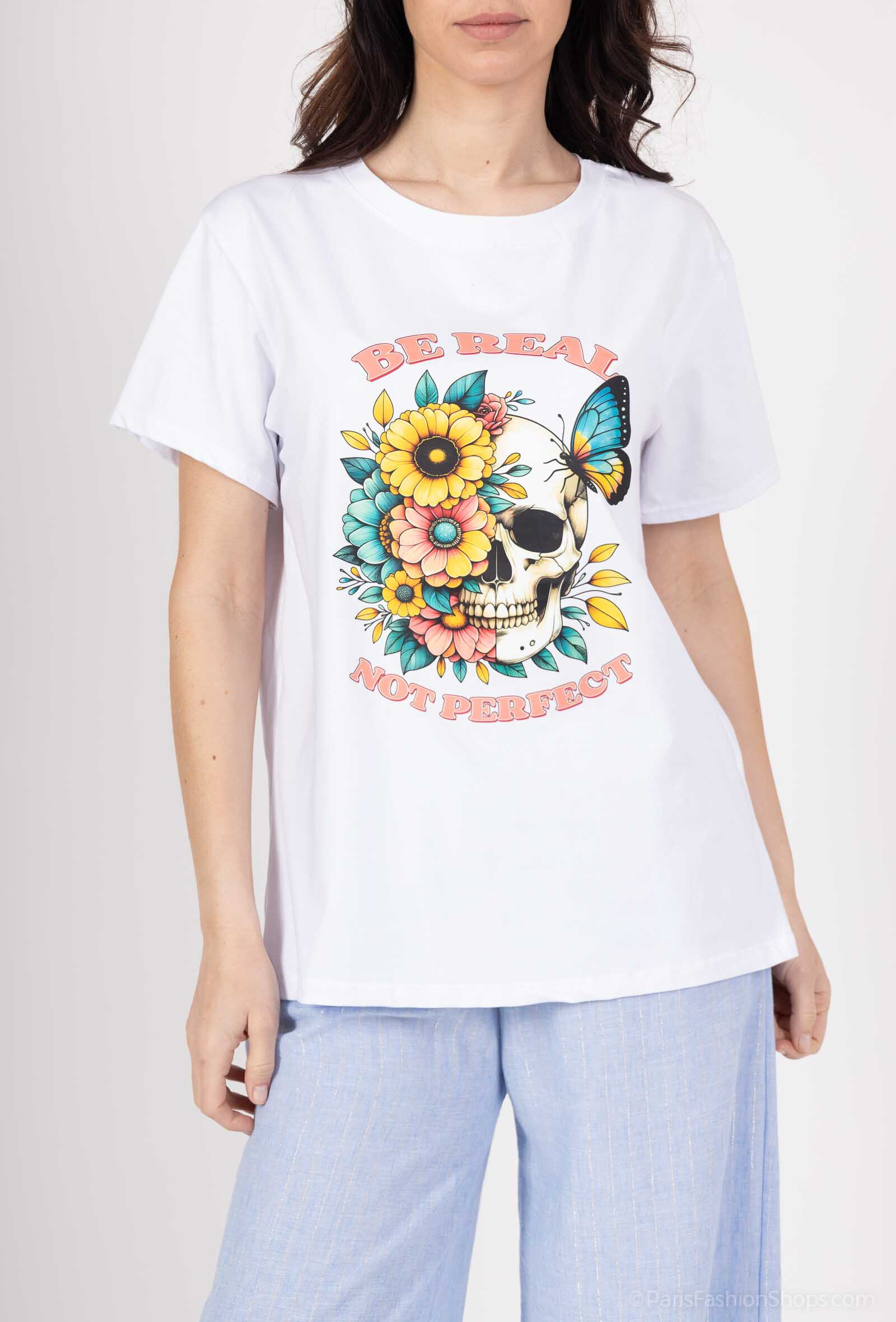 Wholesaler VIVICHY - Round neck t-shirt with print