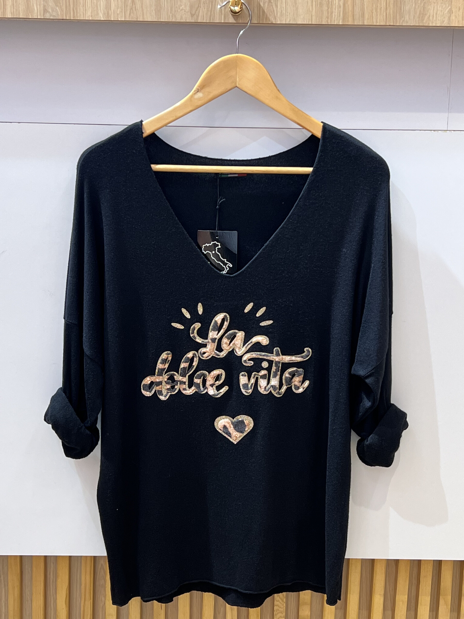 Wholesaler VIVICHY - Long-sleeved V-neck top