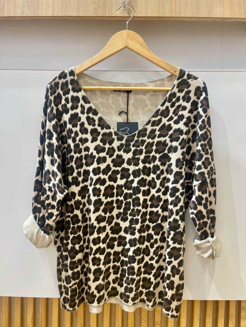 Wholesaler VIVICHY - LEOPARD TOP