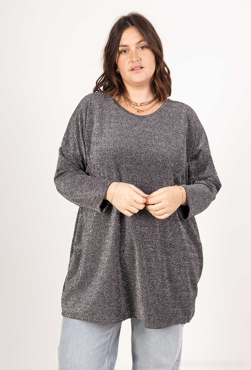 Grossista VIViCHY GRANDE TAILLE - TUNICA PAILLETTES TAGLIA GRANDE