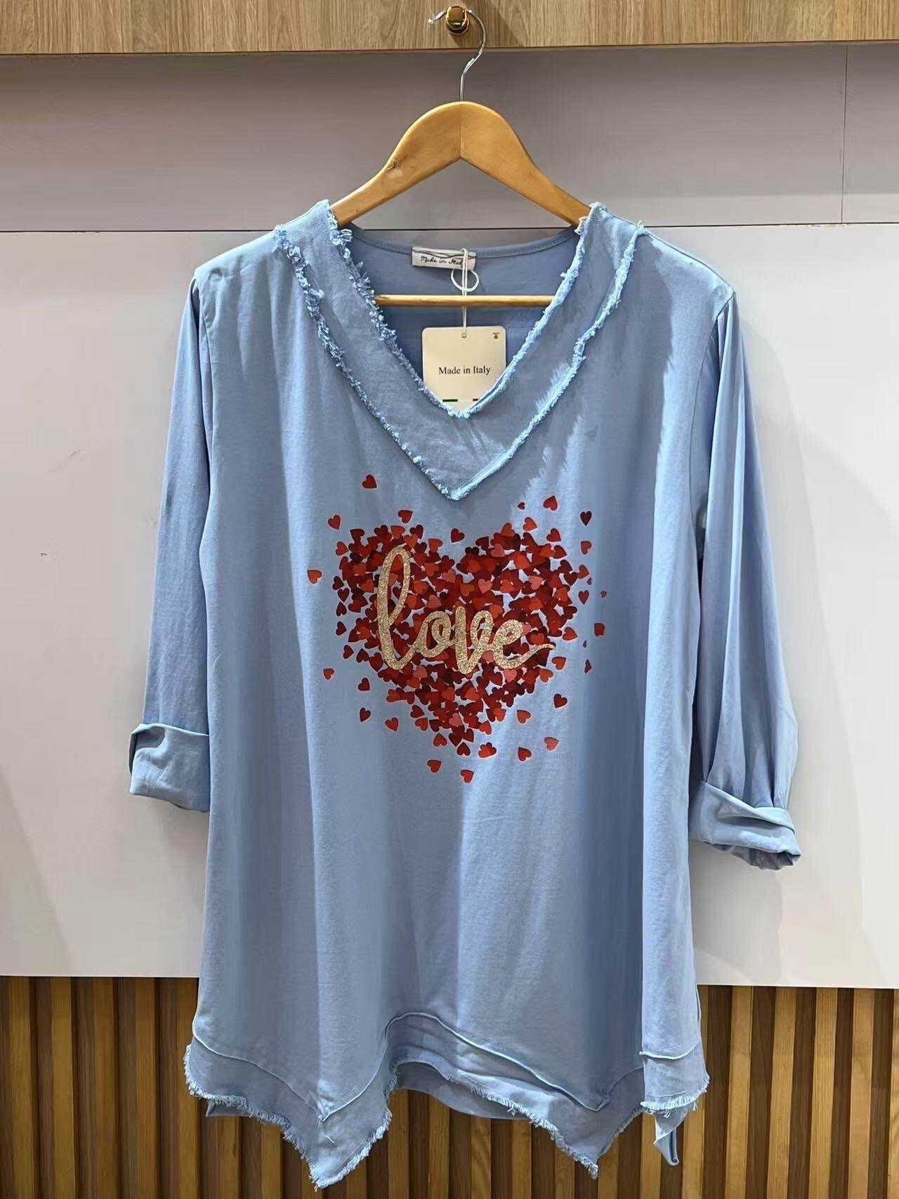 Wholesaler VIVICHY - Tunic with love heart print