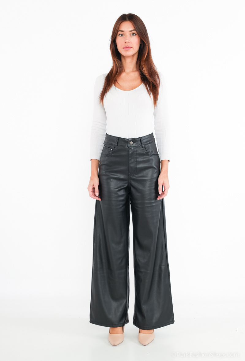 Wholesaler VIVID - Leather jeans