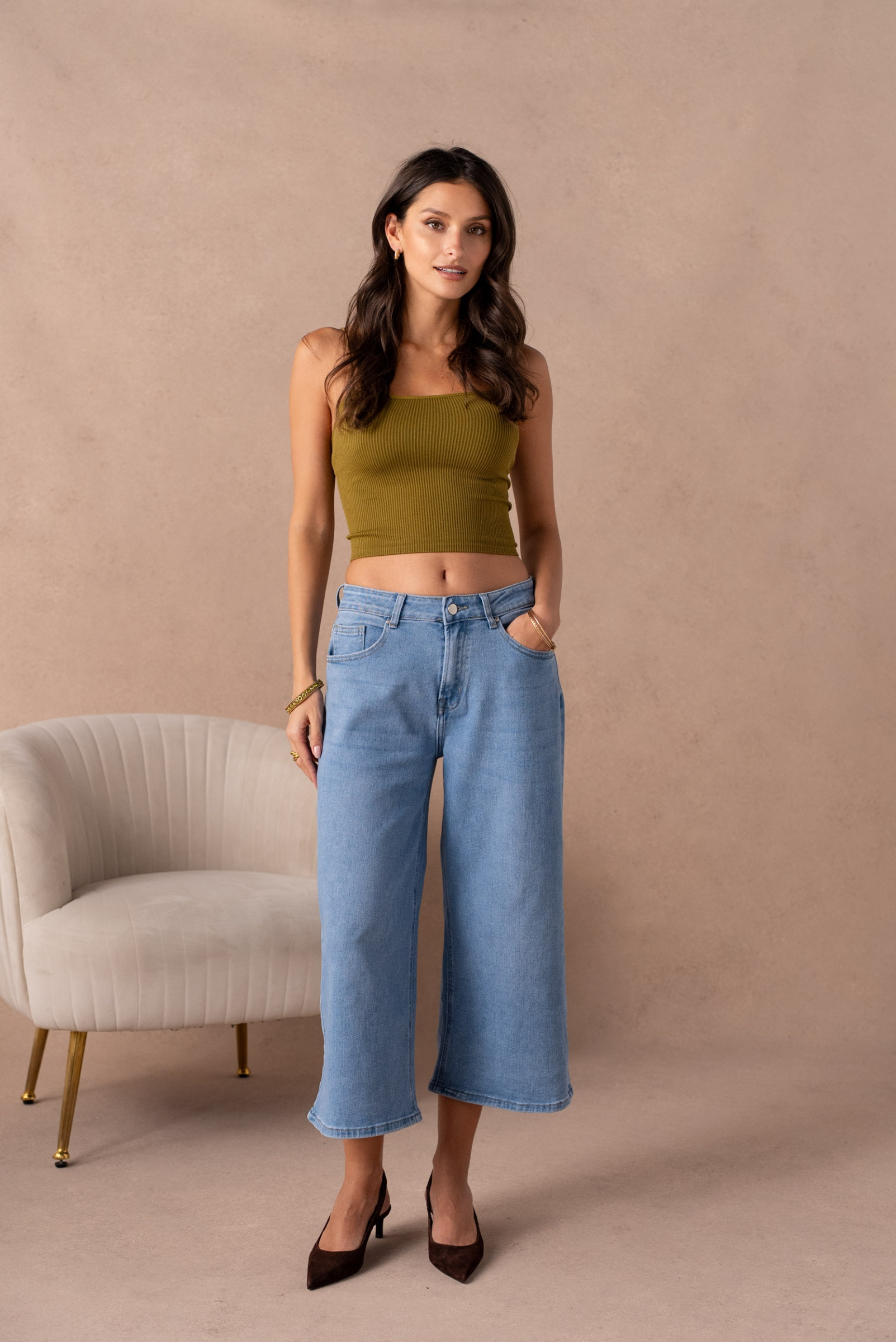 Mayorista VIVID - Falda-pantalón vaquera
