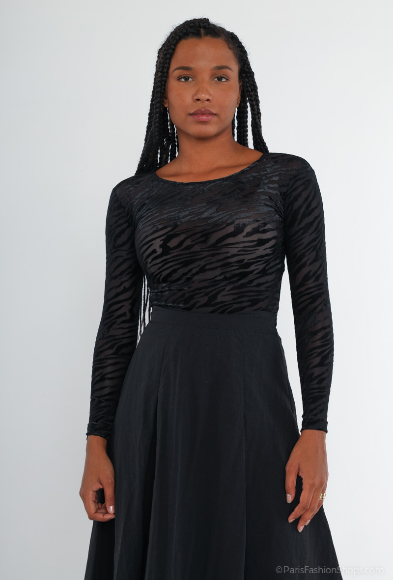 Grossista Voyelles - Body con stampa animalier