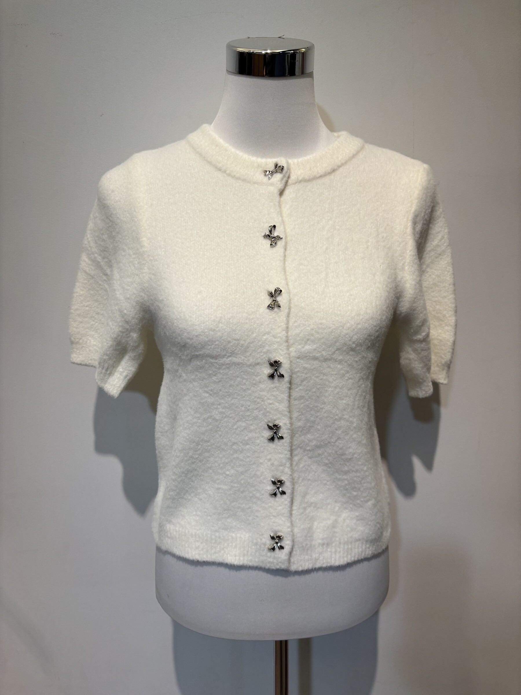 Wholesaler Voyelles - Cardigan short sleeves