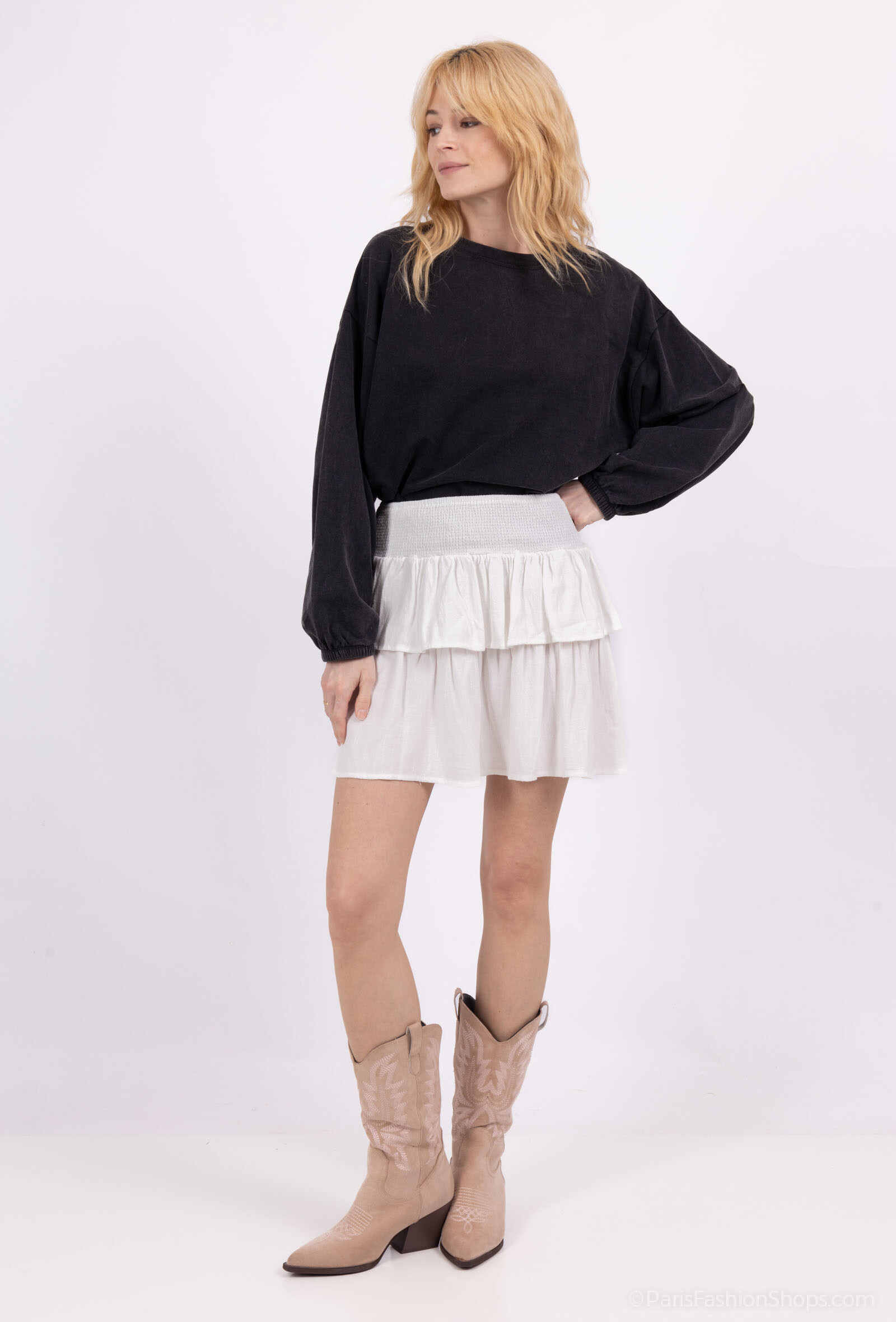 Wholesaler Voyelles - short skirt