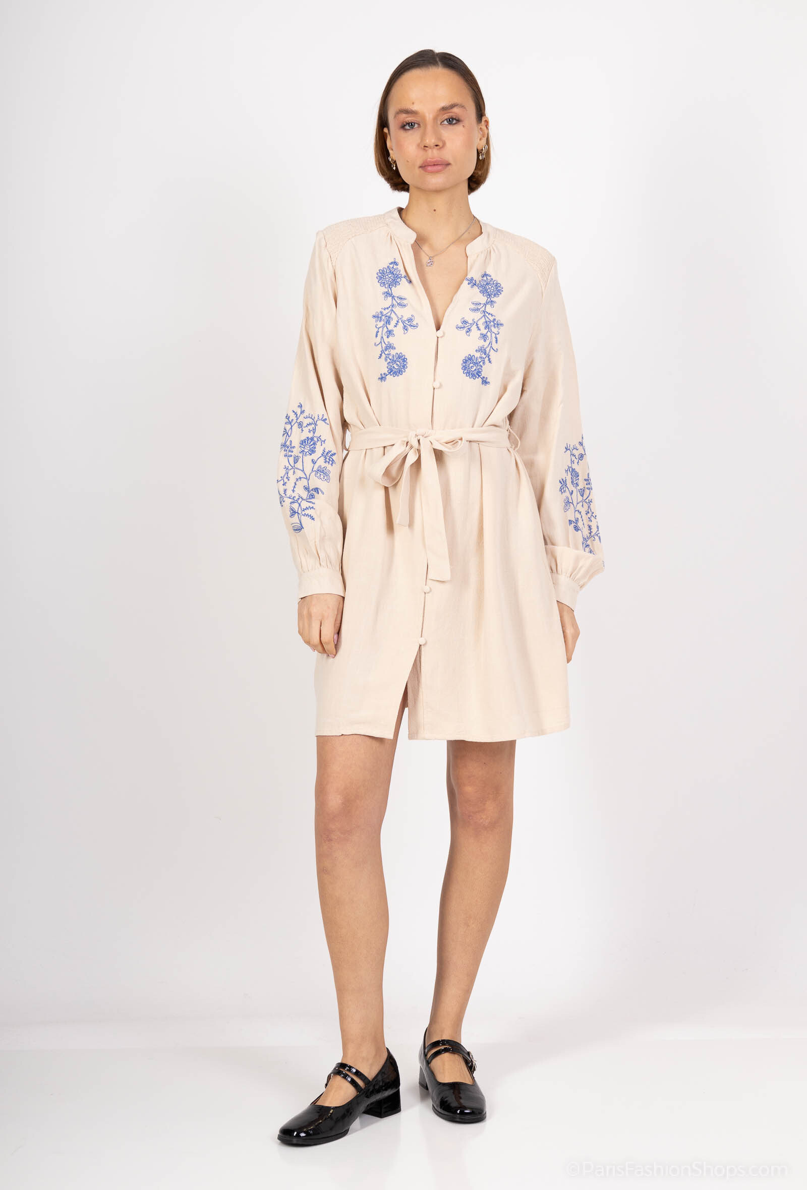 Wholesaler Voyelles - shirt dress