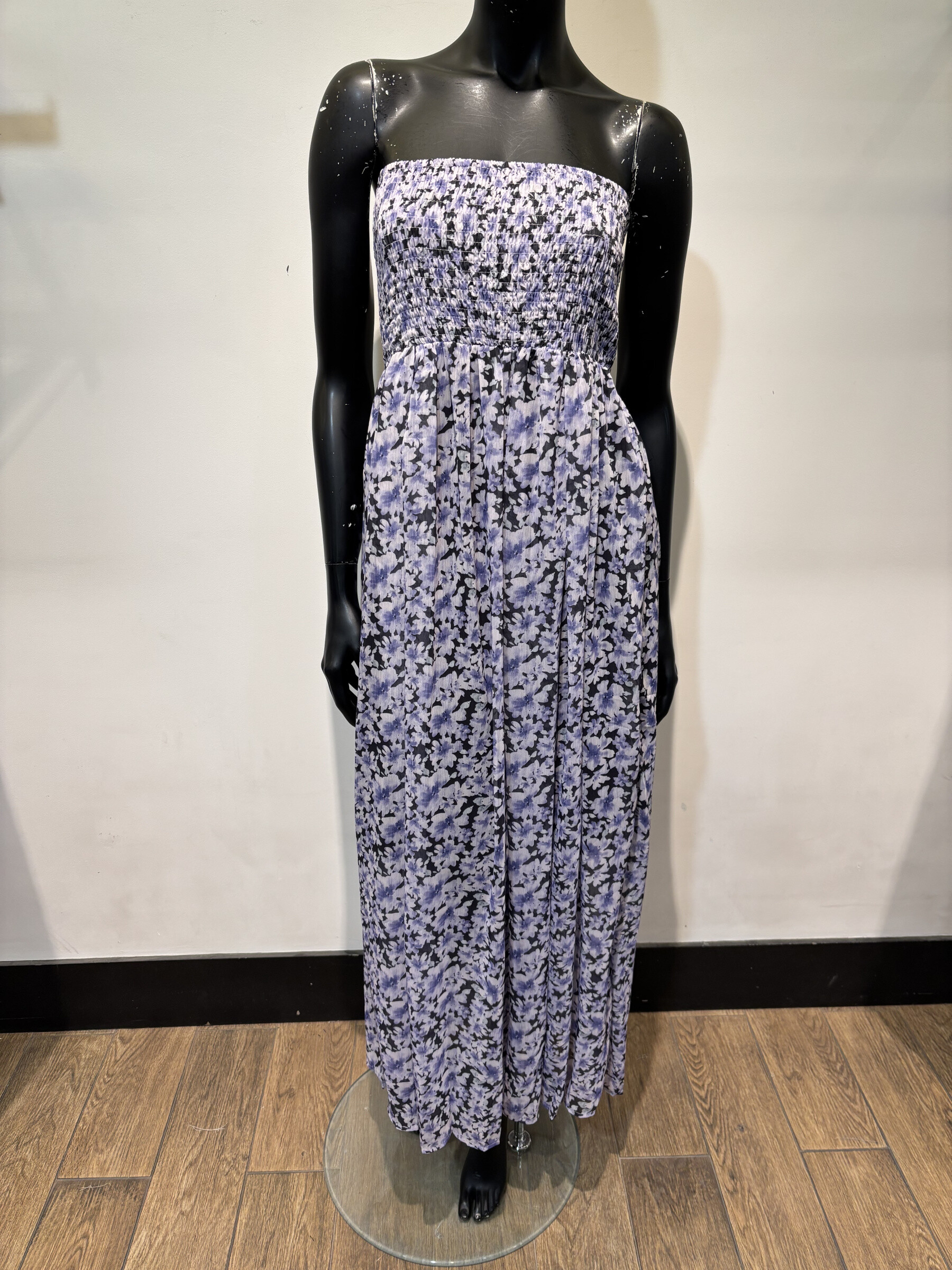 Wholesaler Voyelles - printed bustier dress