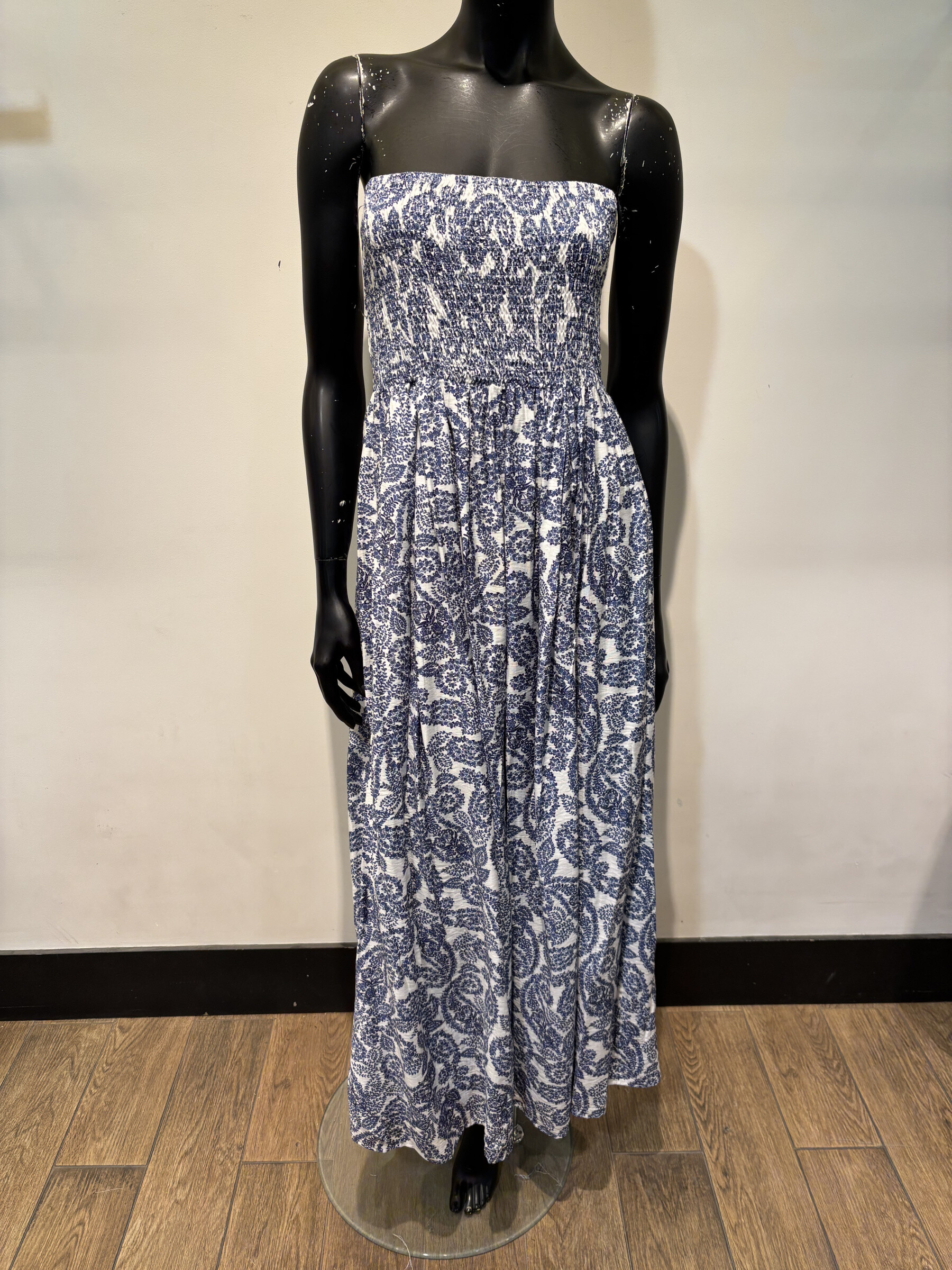 Wholesaler Voyelles - printed bustier dress