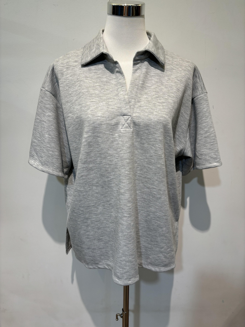 Grossiste Voyelles - t shirt col polo