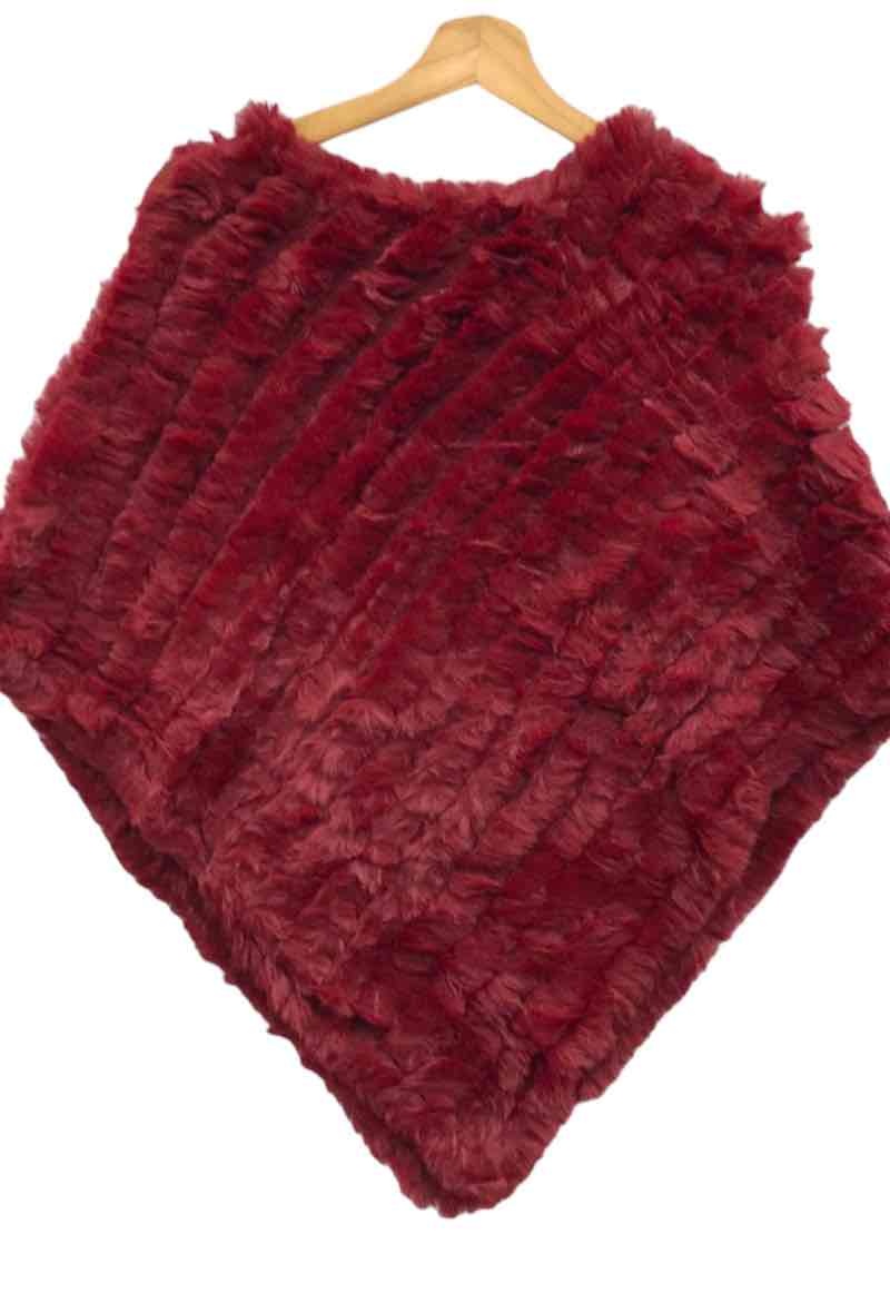 Grossiste VS PLUS - Poncho fausse fourrure