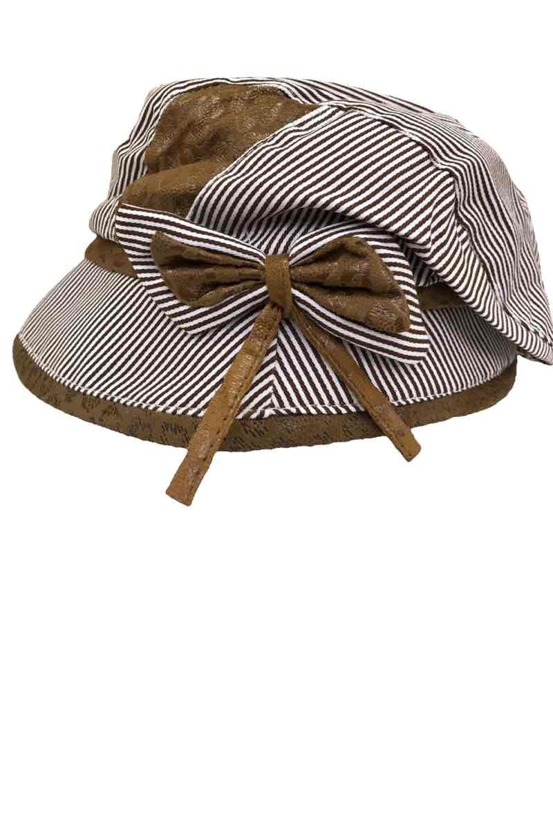 Wholesaler VS PLUS - Pinstripe hat with bow tie