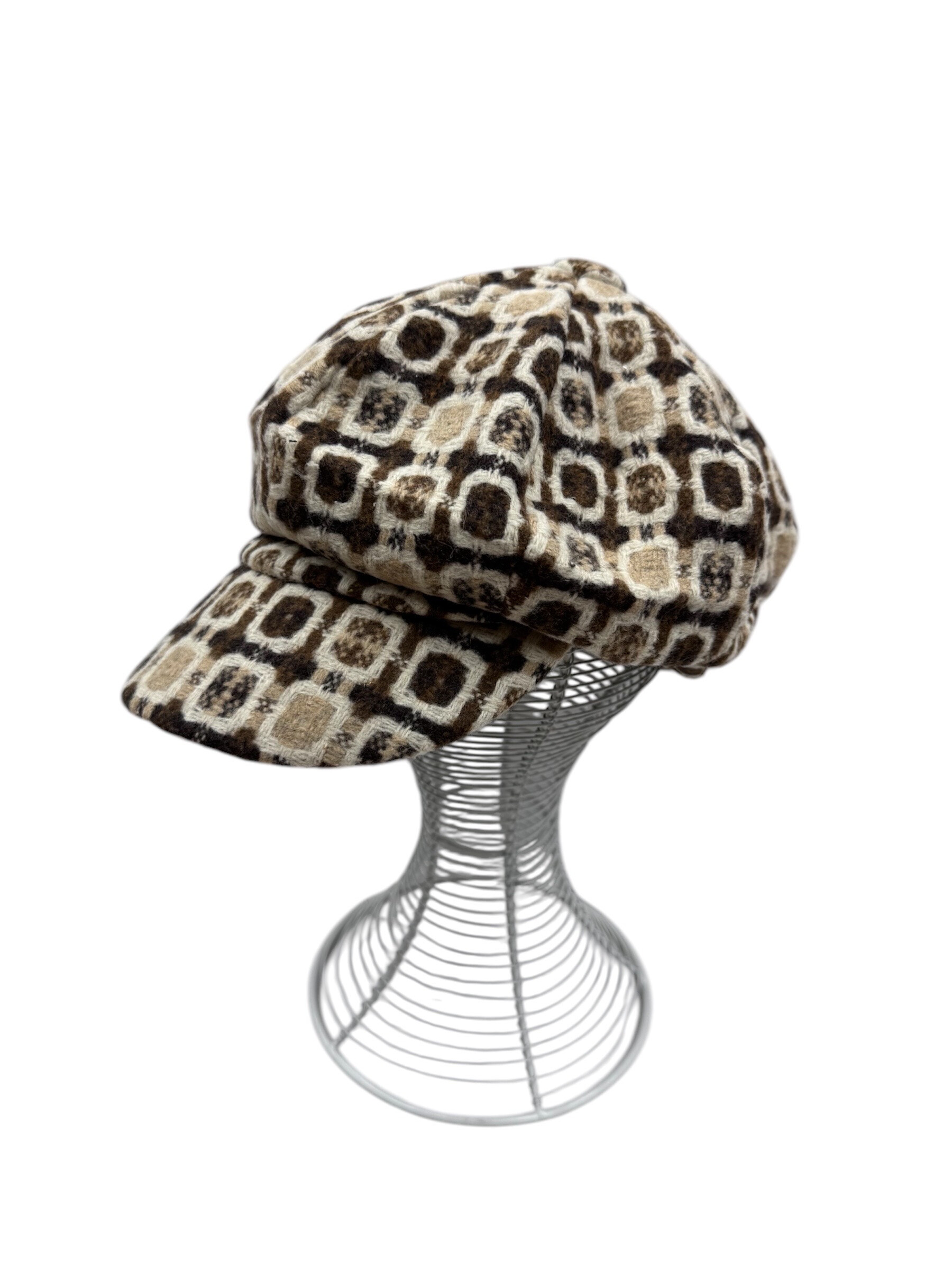 Wholesaler VS PLUS - CHECKED PATTERN GAVROCHE CAP