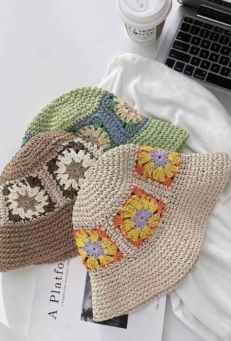 Grossiste VS PLUS - Chapeau en crochet à motif fleur