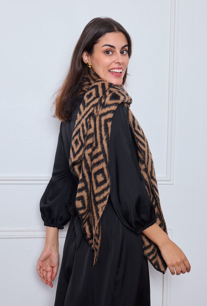 Wholesaler VS PLUS - Scarf pointed to print geometry