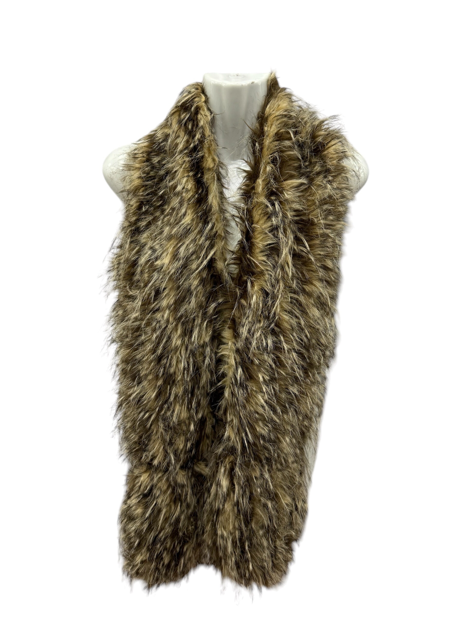 Wholesaler VS PLUS - Animal Pattern Faux Fur Scarf / Collar