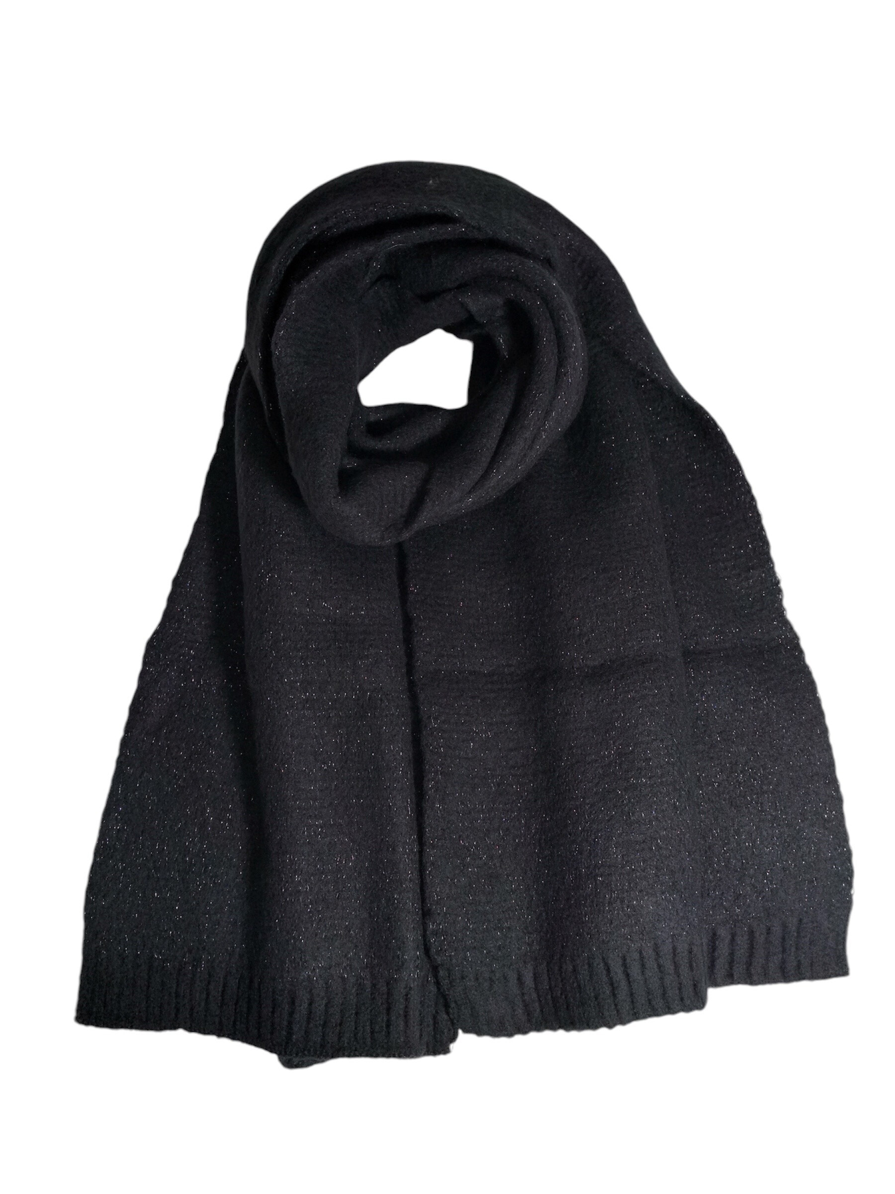 Wholesaler VS PLUS - Knitted knitted scarf with Lurex