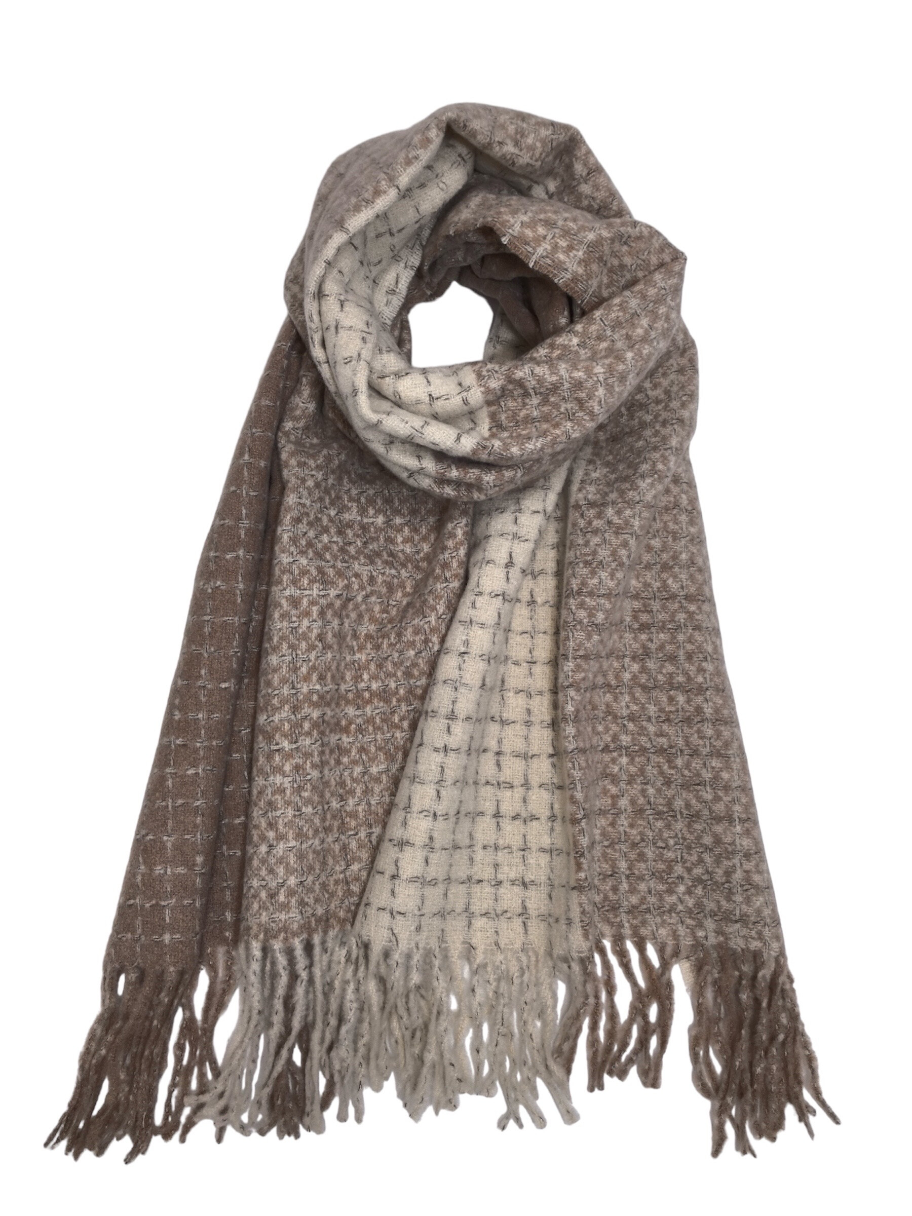 Wholesaler VS PLUS - WINTER SCARF IN 3 DIFFERENT CHECK PATTERNS